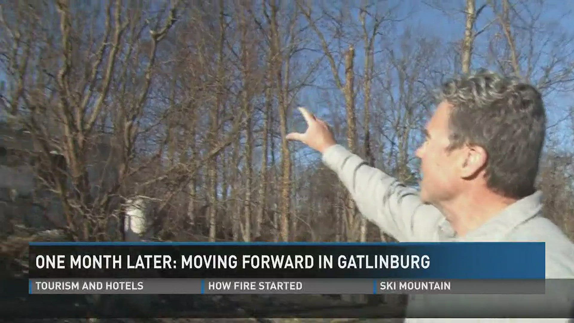 Gatlinburg Mayor Mike Werner remains optimistic for his family and his town a month after the Sevier County fire disaster. Dec. 28, 2016