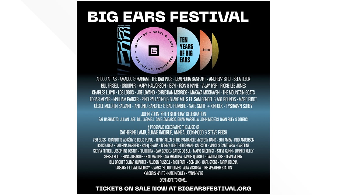 Big Ears Festival announces lineup for 2023 in Knoxville