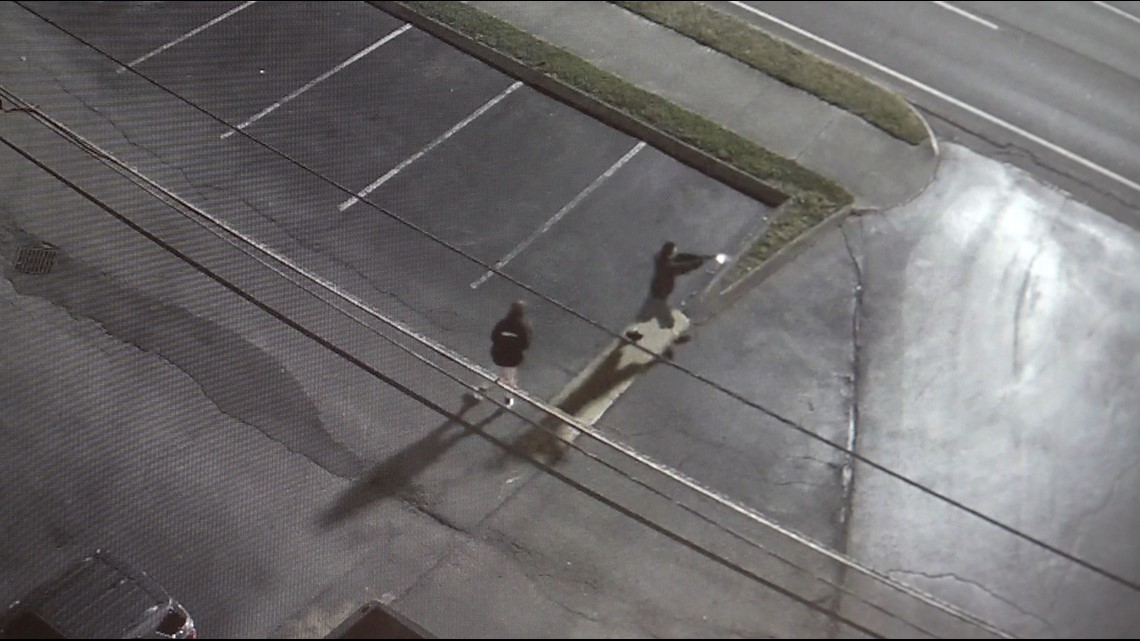 Surveillance video shows shooting near Americana Inn in Pigeon