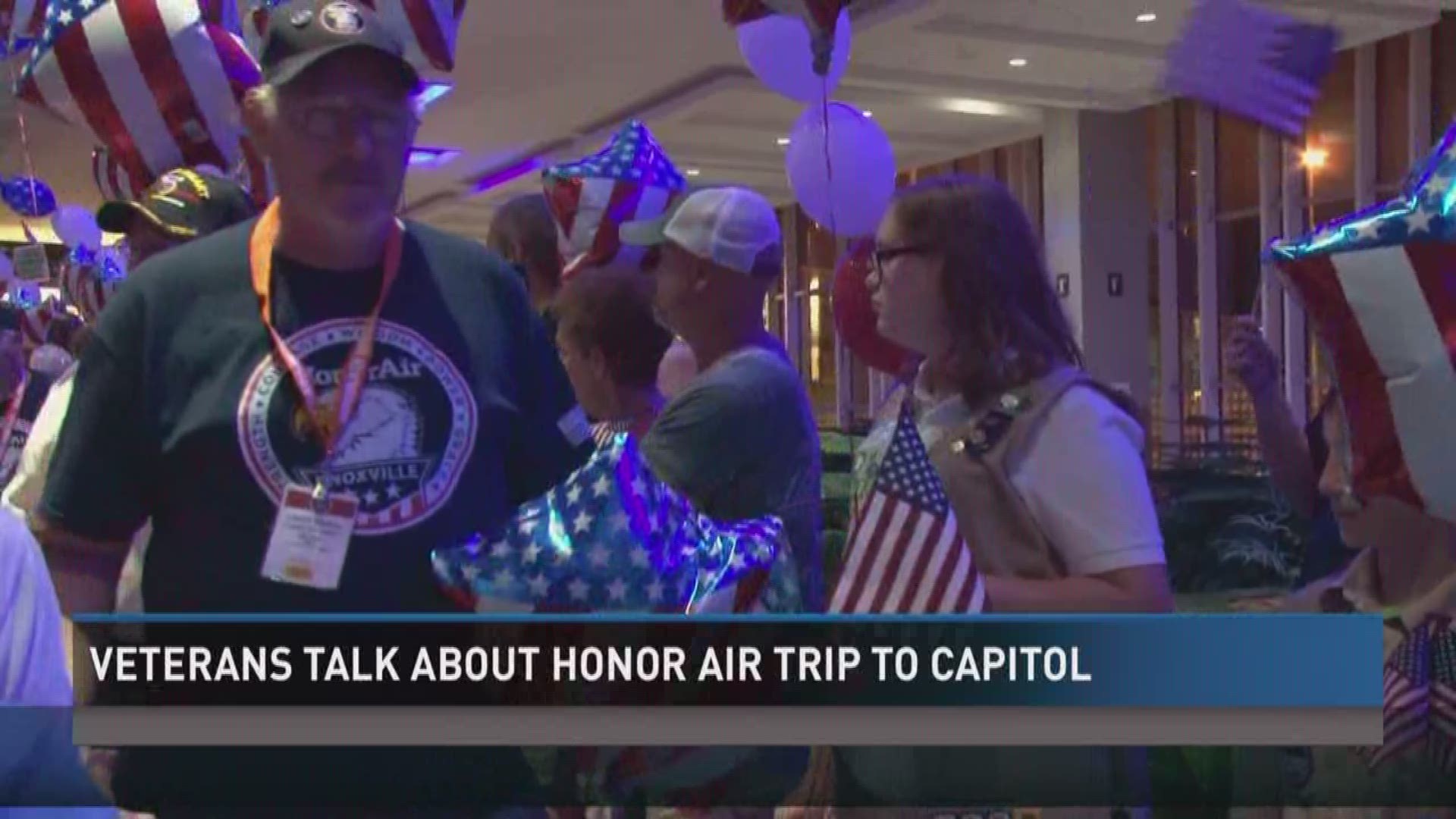 Honor Air Knoxville takes two and sometimes three flights a year. They shuttle a plane load of veterans and their escorts up to Washington to see the memorials built to honor their service.