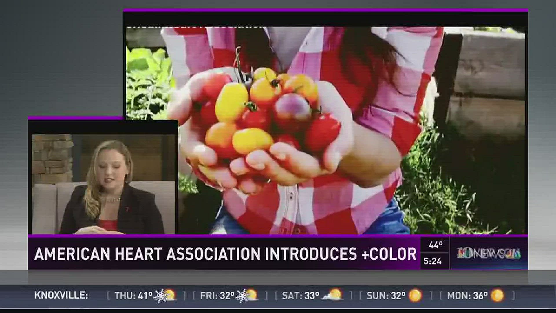Jan. 4, 2017: Lindsey Hensley and Julie Massie from the American Heart Association talk about the organization's new  color program.