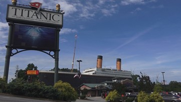 'It was just like -- boom!': Witness describes moment Titanic museum's ice wall collapsed
