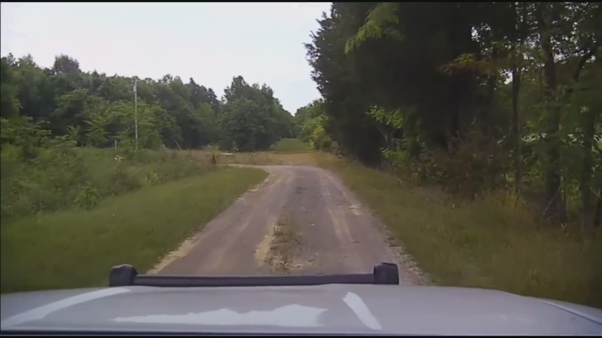 The video posted on the Maury Co. Sheriff's Dept. Facebook page shows a deputy finding a couple sleeping on the ground with a rattlesnake slithering around their heads.
