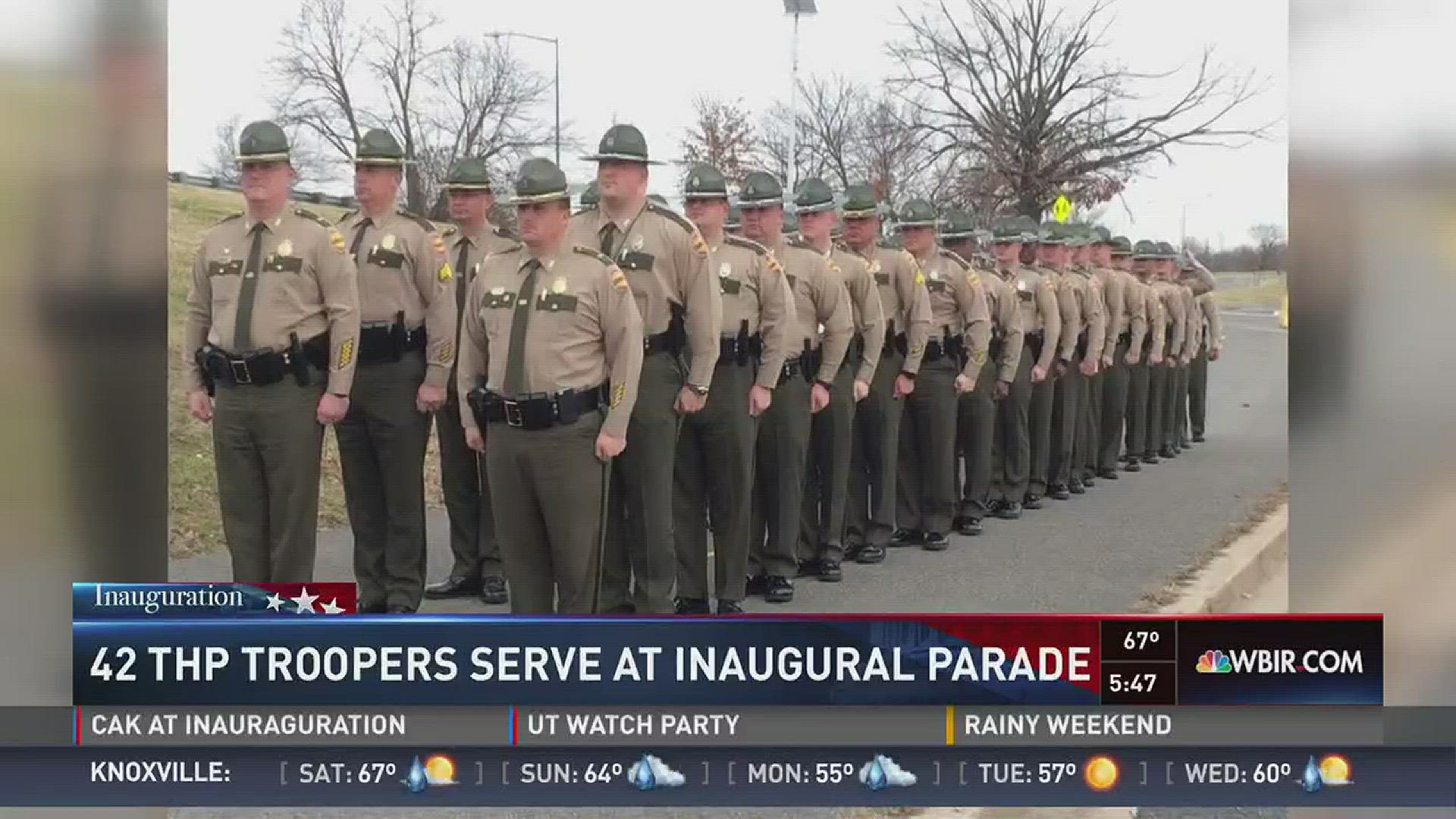 Tn Troopers Serve At Inaugural Parade 