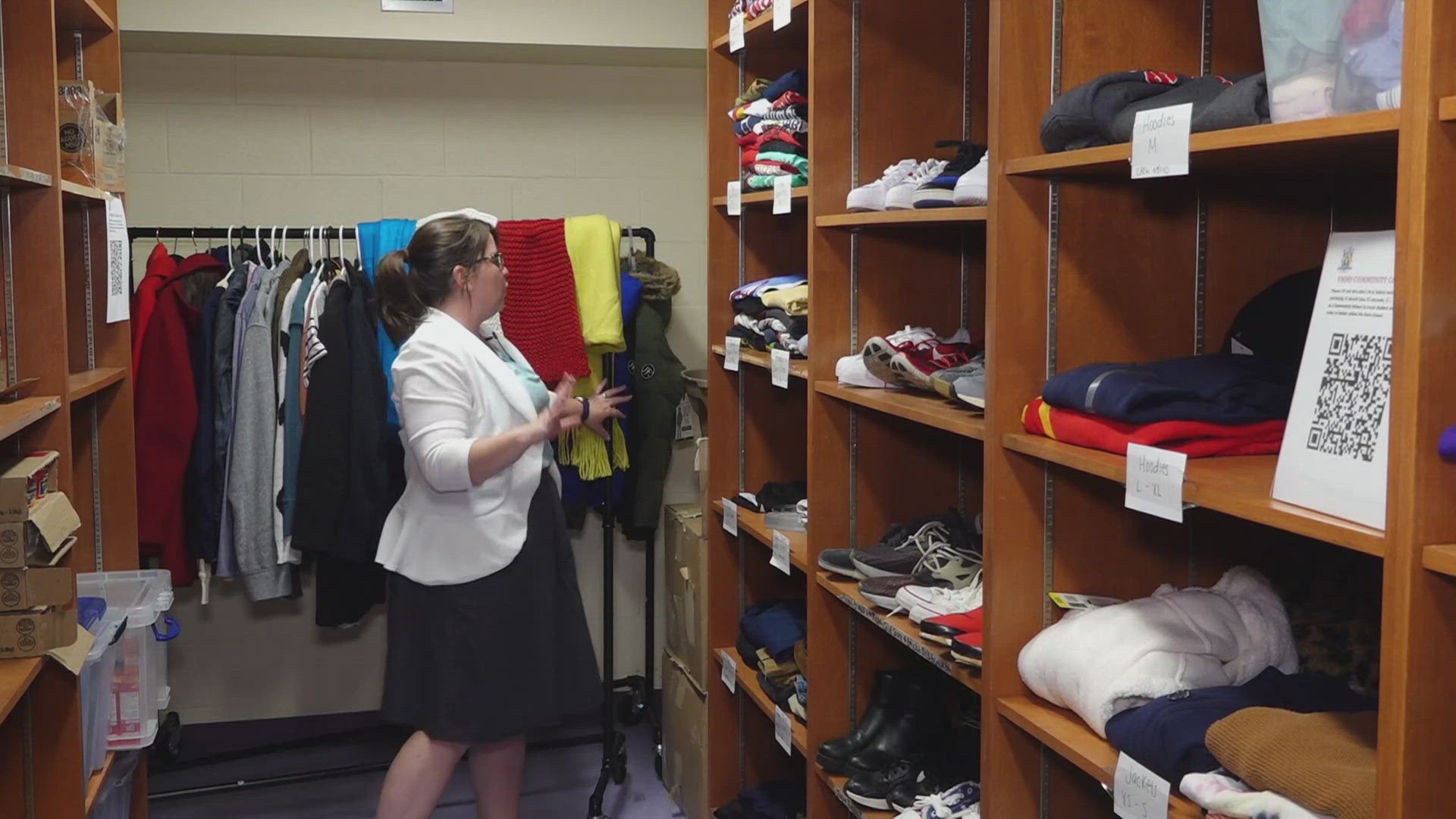 "Kids aren't learning if they're hungry, they're not learning if they're not comfortable in their clothes," said Jordyn Black, the teacher behind the care closet.