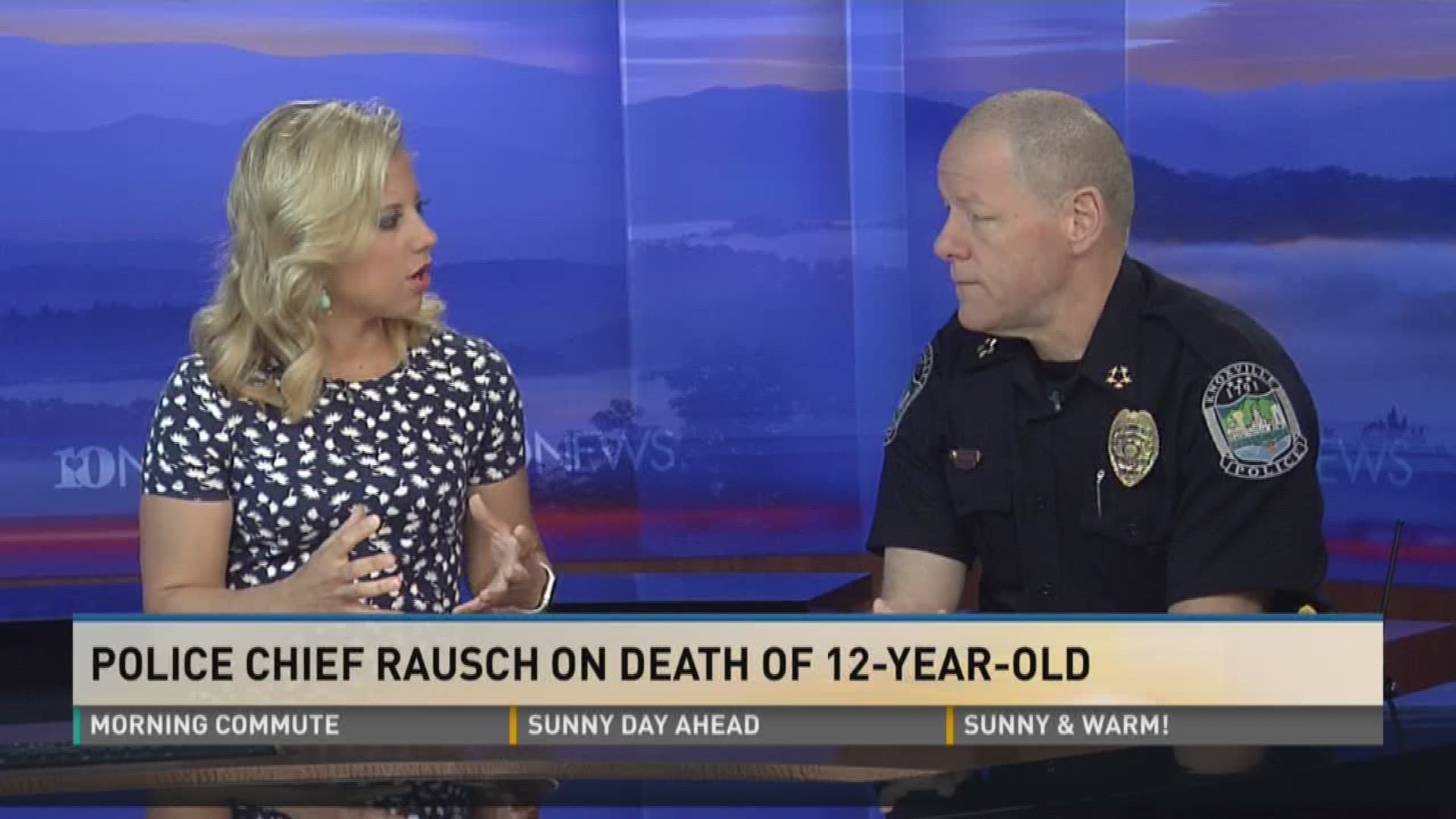 Knoxville Police Chief David Rausch talked about the shooting death of 12-year-old Jujuan Latham on 10News Today.