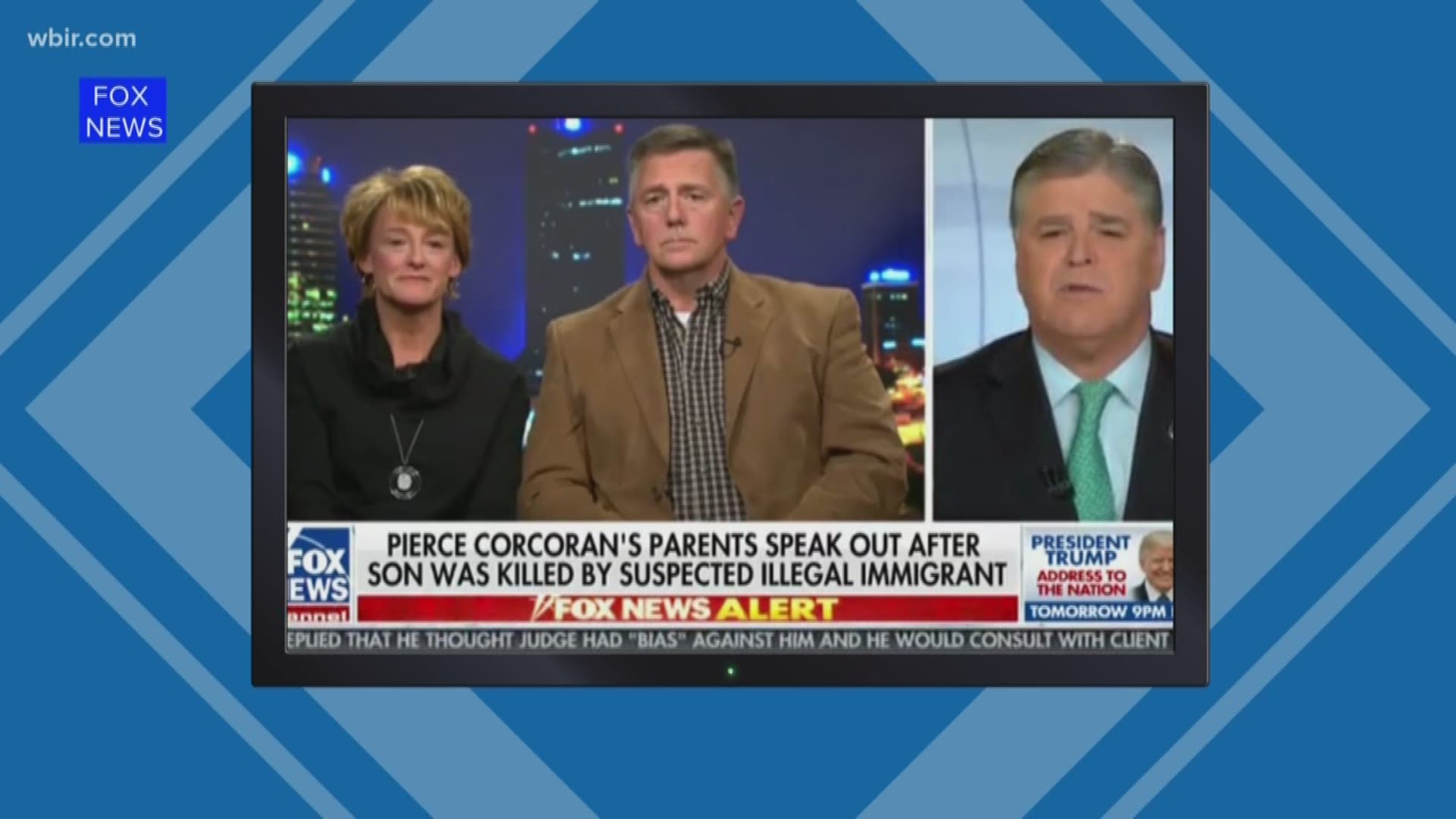 Wendy and D.J. Corcoran went on national news Monday night -- where the conversation focused on immigration.