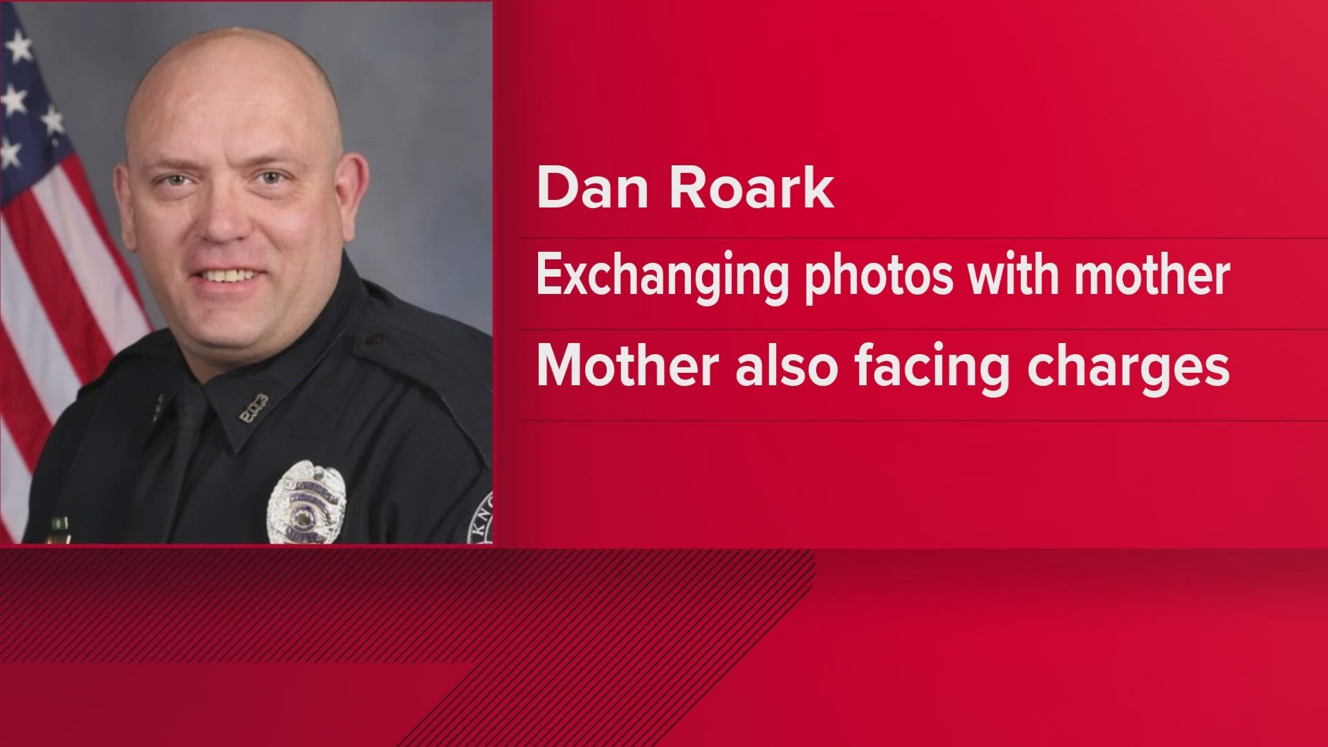 Dan Roark made an initial appearance in court today. He's accused of exchanging sexual photos with the mother of a child in Scott County, Virginia.