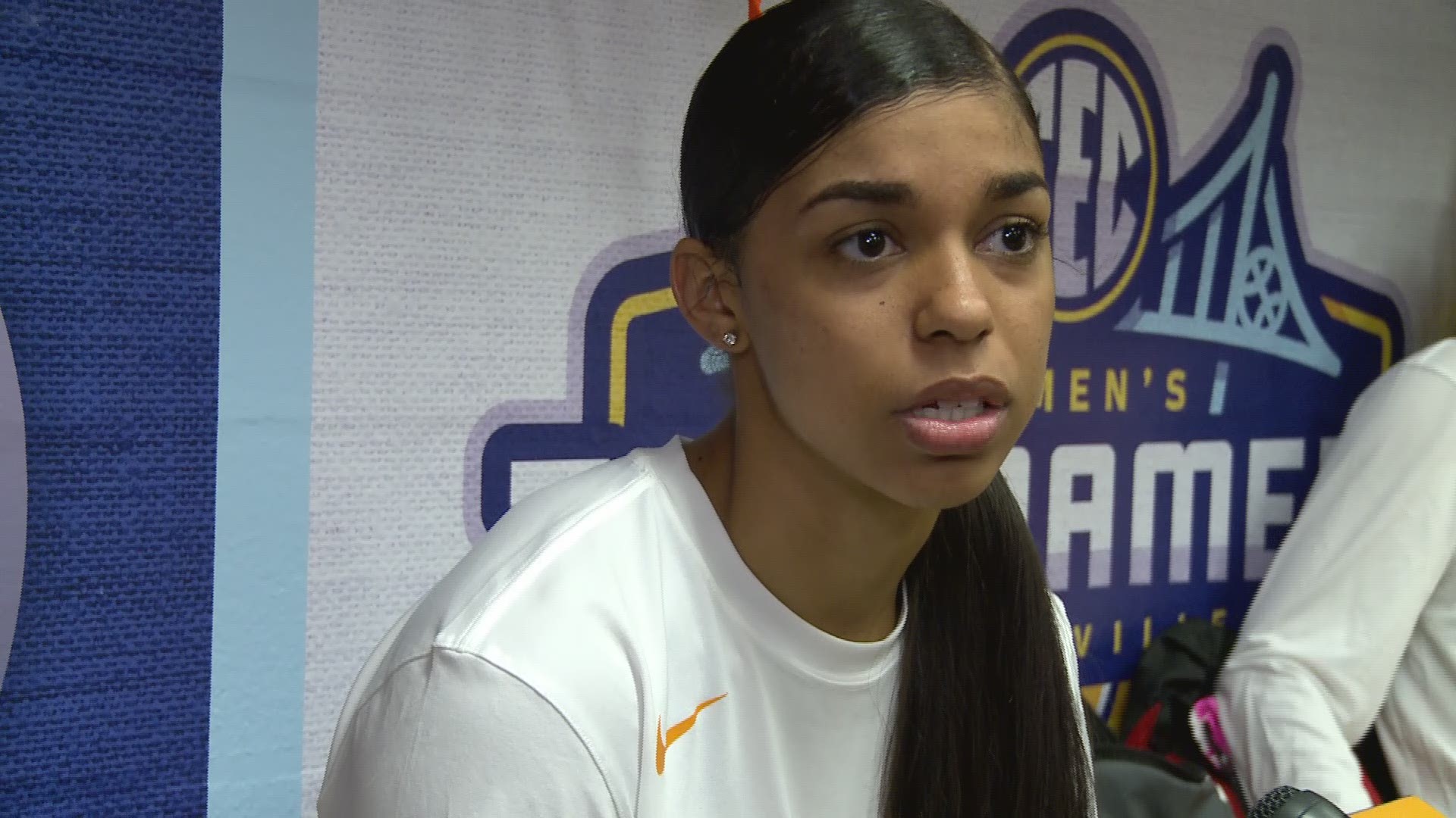 Turnovers, pressure and Mississippi State. Hear from the Lady Vols in the locker room after a win against LSU in the SEC Tournament.