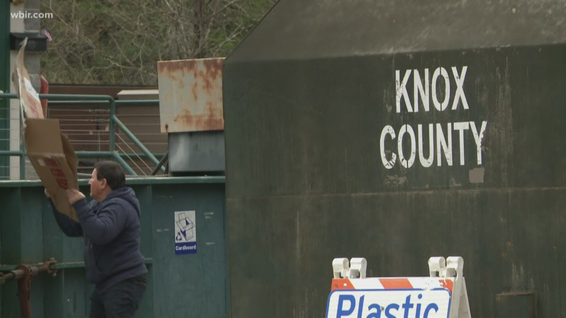 Knox County convenience centers are getting almost double the normal amount of people coming in to drop off trash.