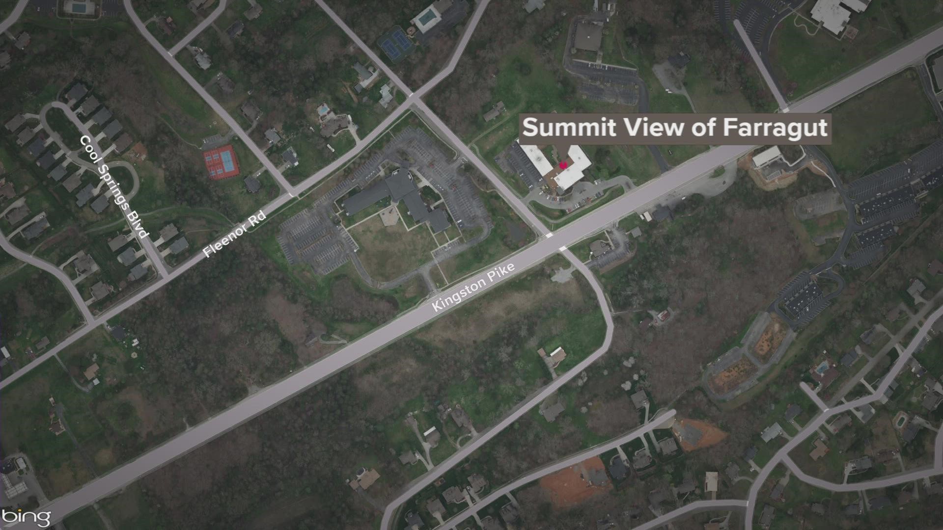 Summit View of Farragut failed to comply with Medicare's health and safety requirements, according to a letter from the Centers for Medicare and Medicaid Services.