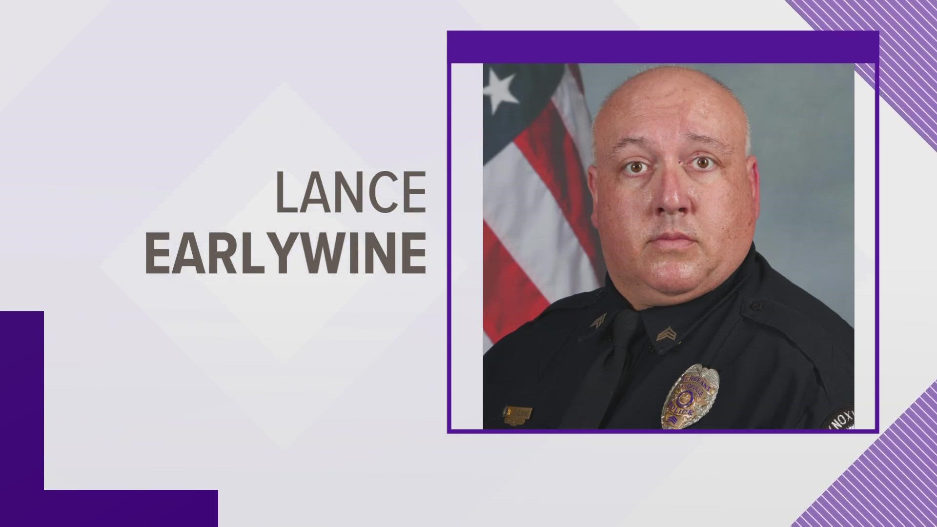 Lance Earlywine was fired in July 2022 after an Internal Affairs investigation found that he was untruthful in sworn statements.