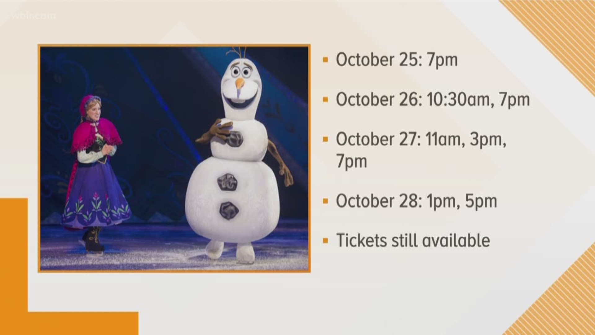 Disney's 'Frozen' comes to life at Knoxville Civic Coliseum