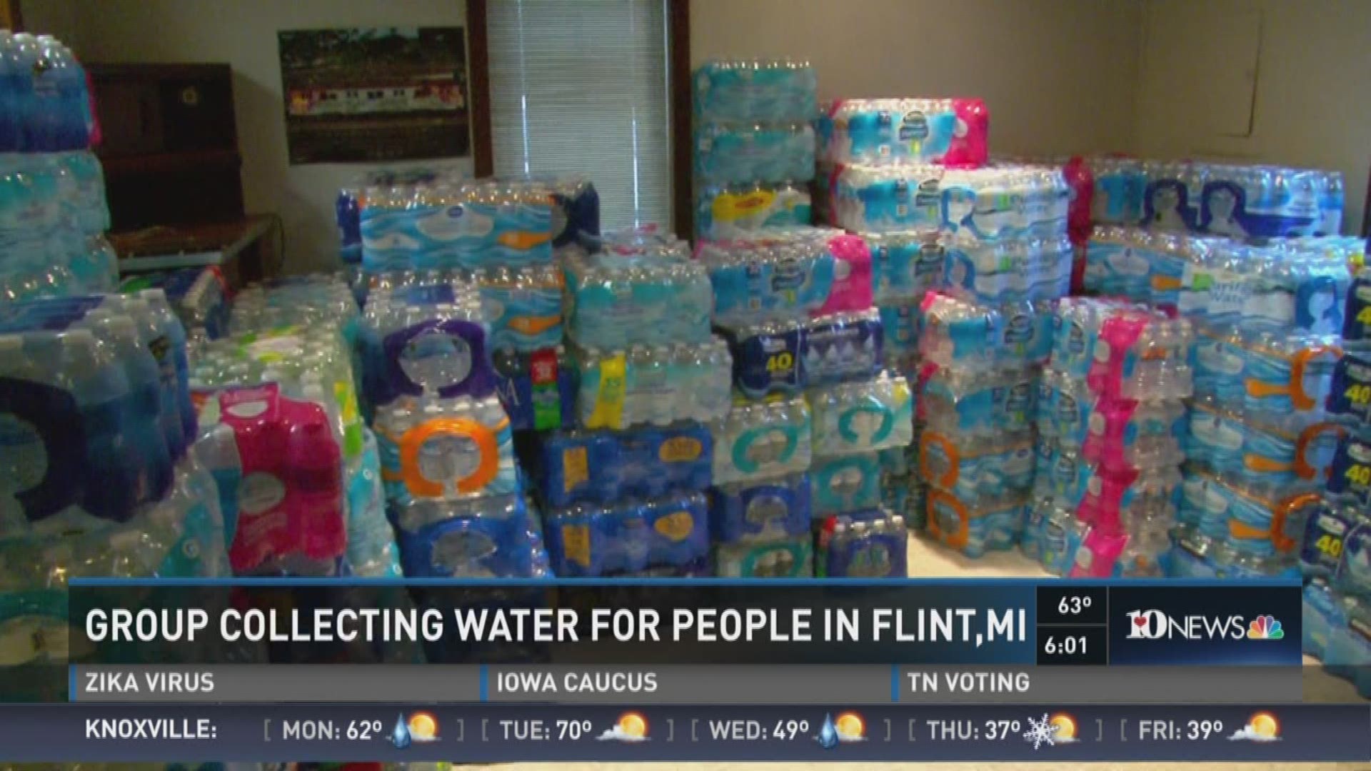 East Tennessee water donations for Flint, Michigan