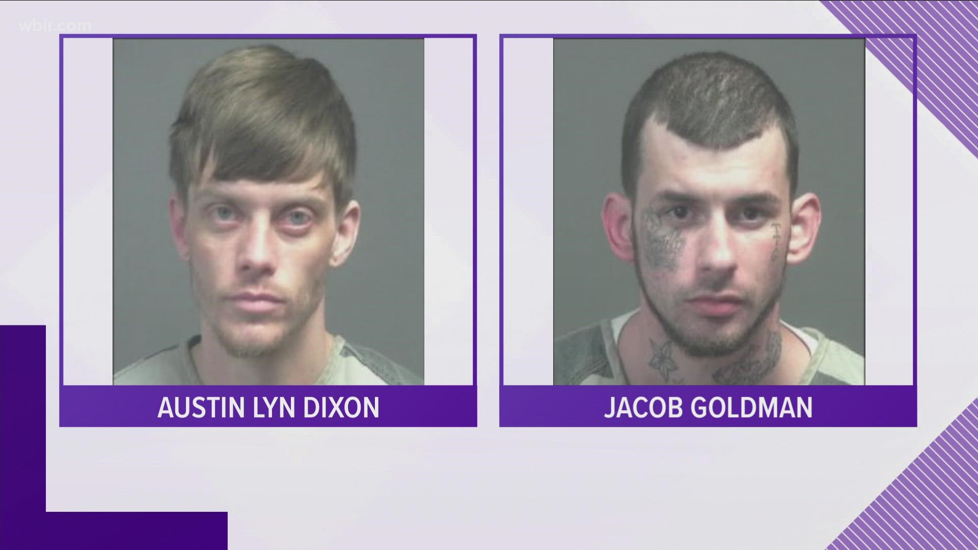 Deputies said the two were driving a Nissan reported stolen out of Jefferson County. They later discovered a second vehicle reported stolen out of Cocke County.