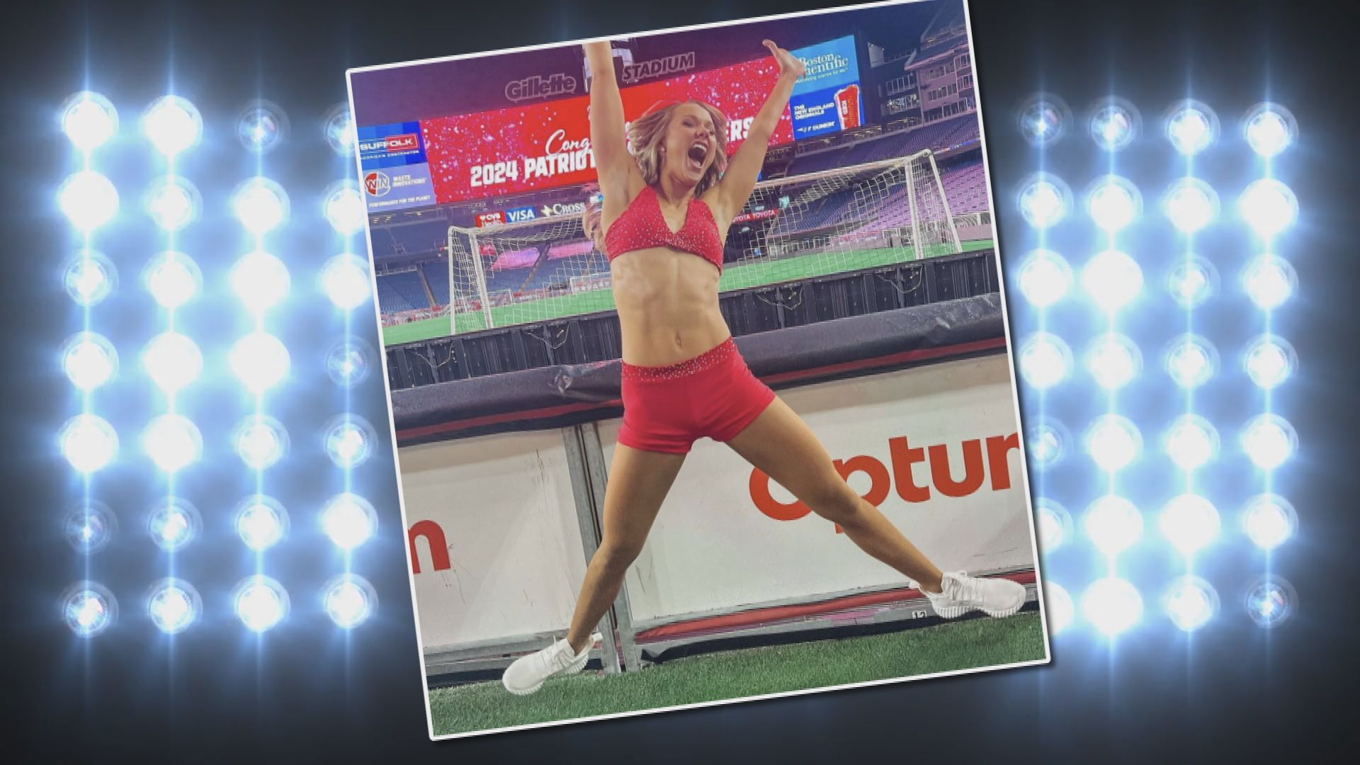 Cheerleader Mallary Quaderer grew up in East Tennessee and fulfilled her dream of becoming a New England Patriots cheerleader.