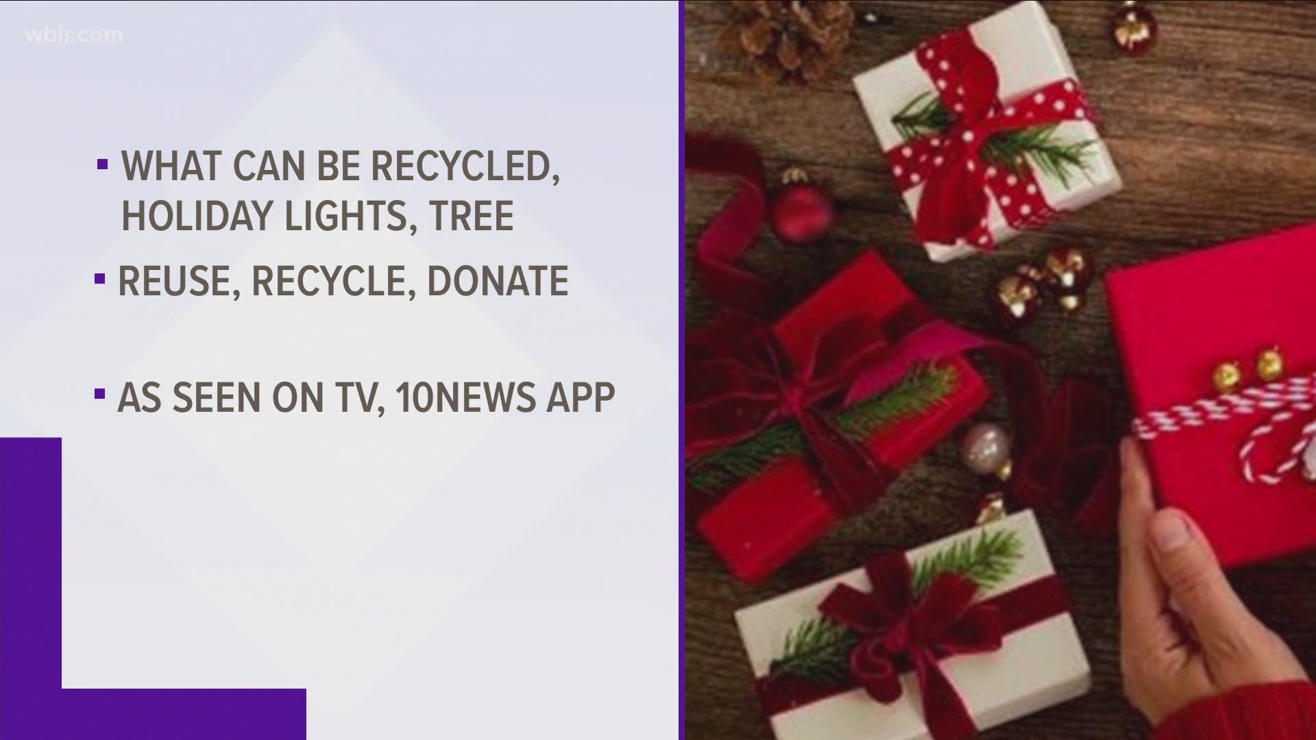 Here's what you can, and cannot, recycle from Christmas