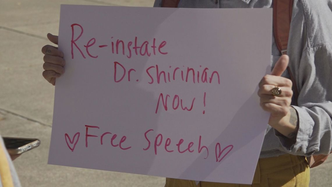 University of Tennessee workers rally in support of professor facing termination for Charlie Kirk comments