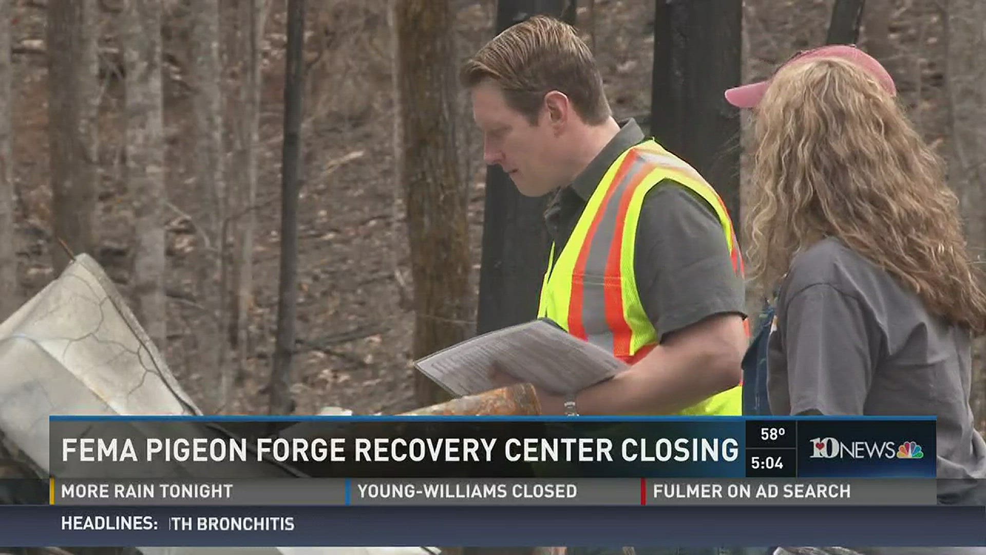 Jan. 19, 2017: The FEMA disaster recovery center in Pigeon Forge will close on Monday.