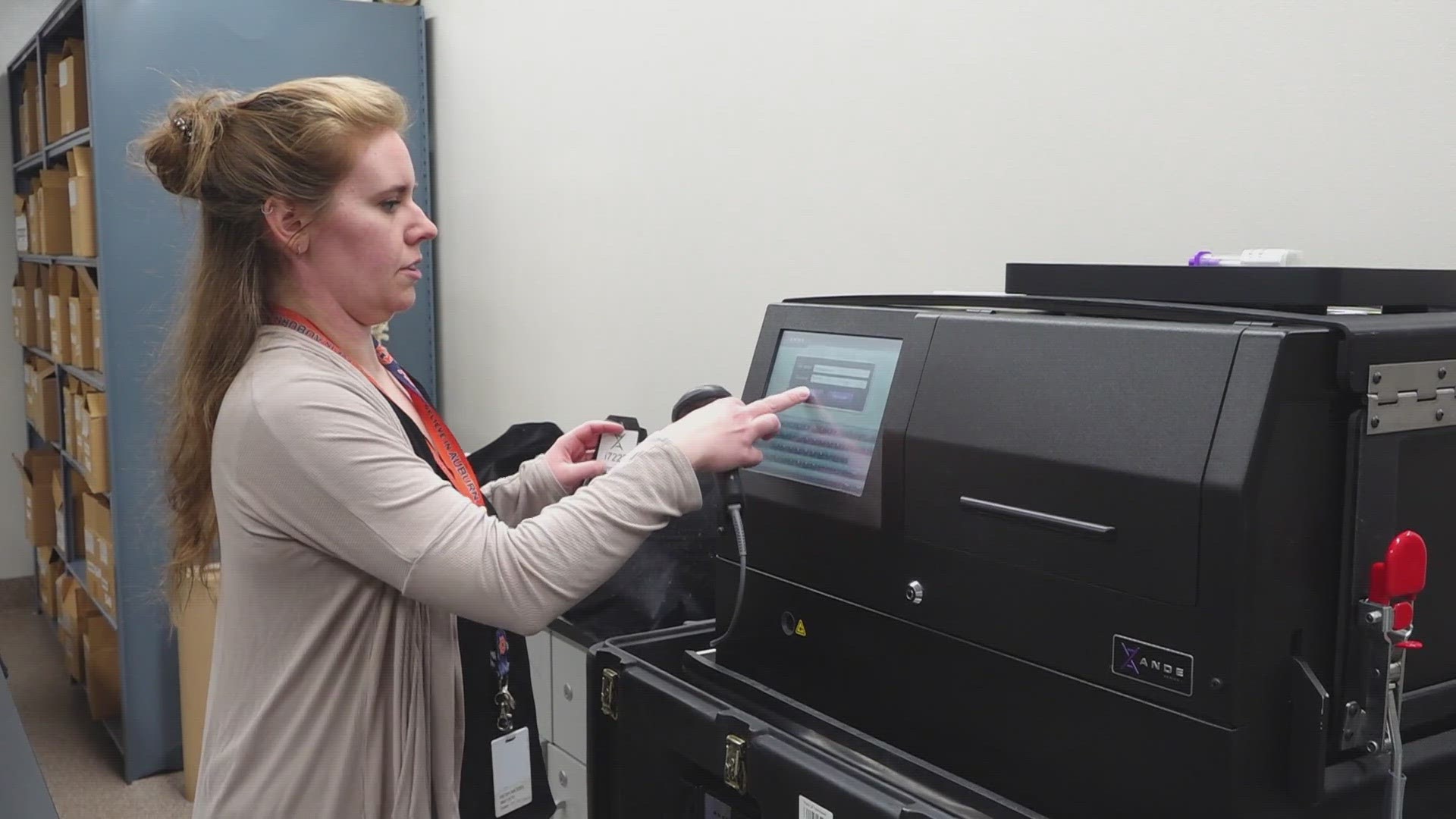 The Ande Machine, a new piece of technology from the Knox County Forensic Center, can also help find existing relatives.