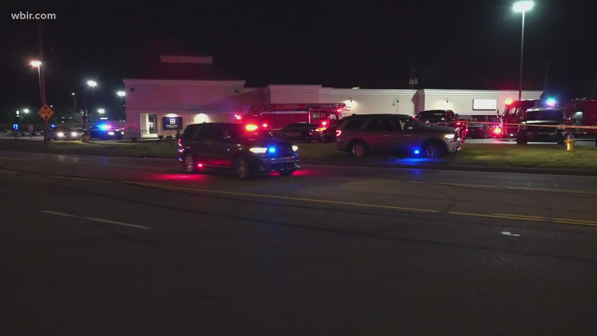 Police said a 46-year-old man and a 30-year-old man were killed in the parking lot of Hatmaker's Bar and Grill Friday night.