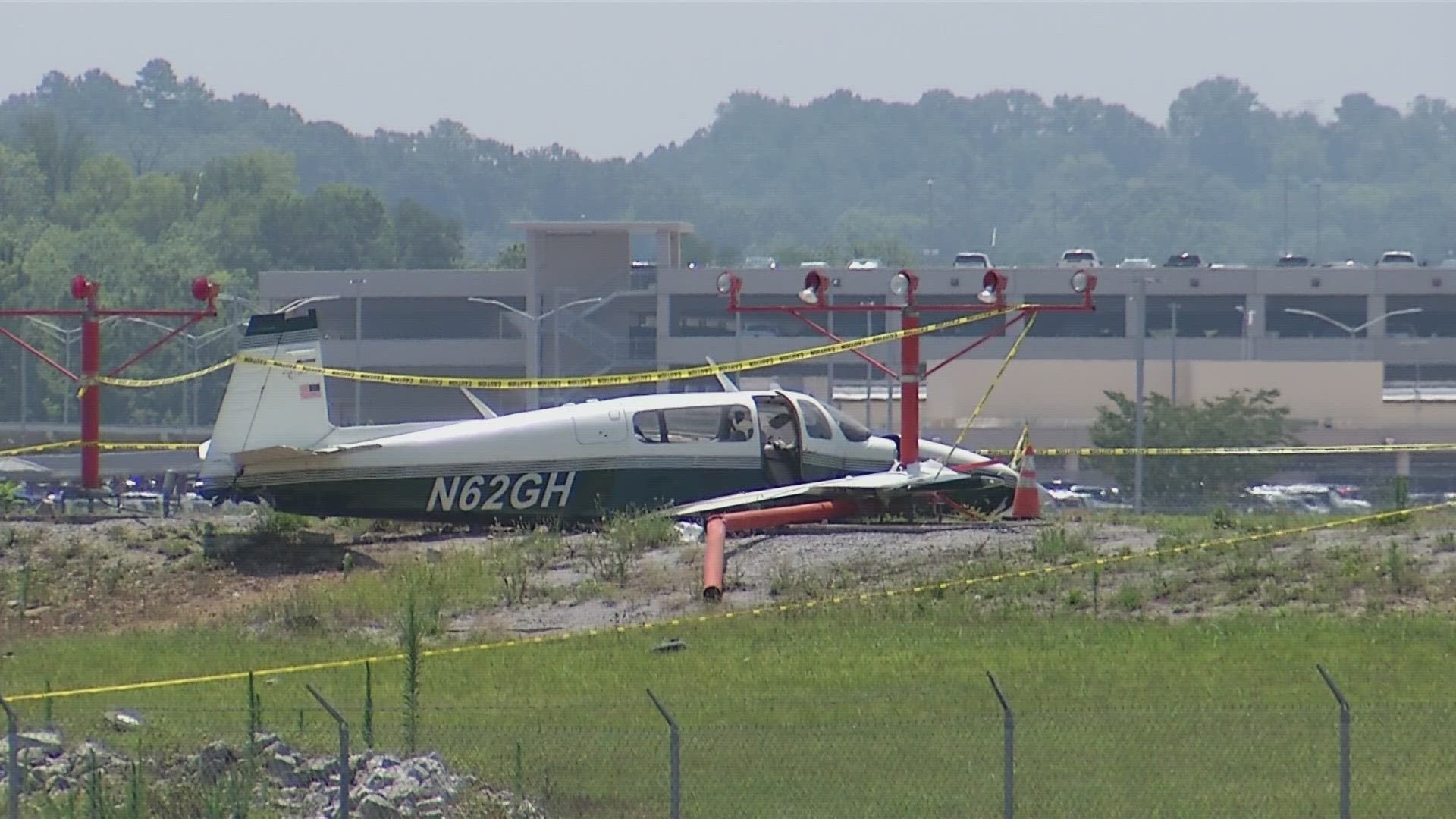 First responders said they found a single-engine aircraft that had crashed on the north end of the airport. The cause of the crash is under investigation.