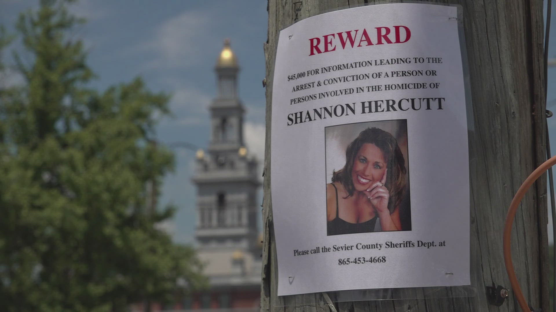 In August 2009, Hercutt was found dead in her SUV at the bottom of a Sevier County embankment. But an autopsy revealed it was not the crash that killed her.