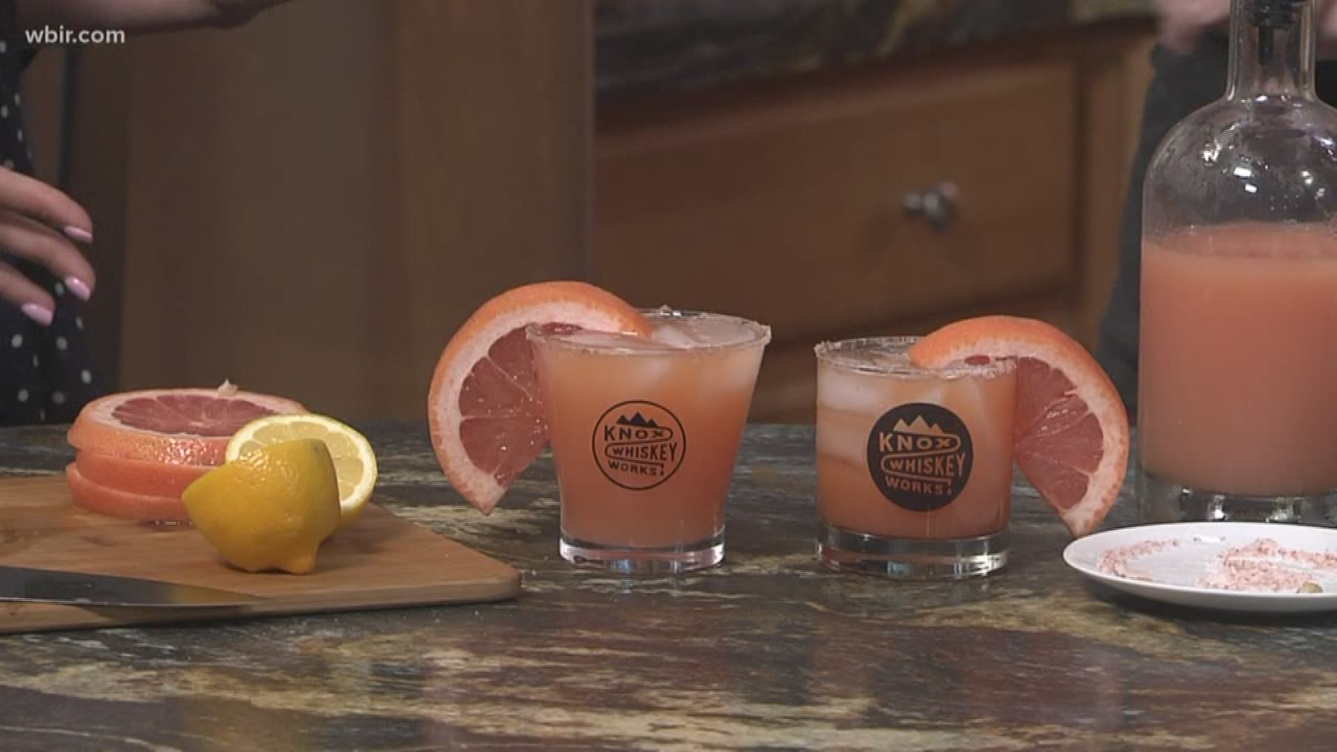 Jesse McAlvin from Knox Whiskey Works prepares a delicious summer cocktail.