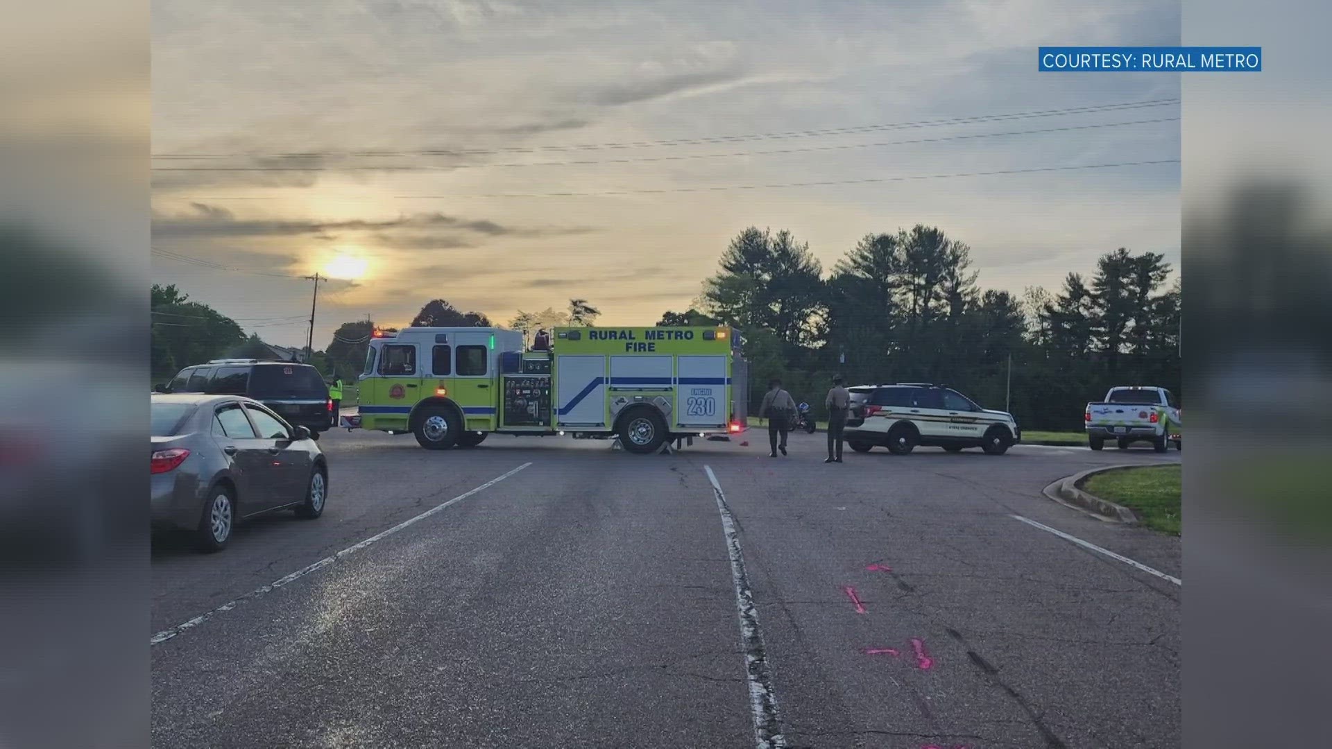 According to a release from Rural Metro, the crash happened near a Walmart at around 7:15 p.m.