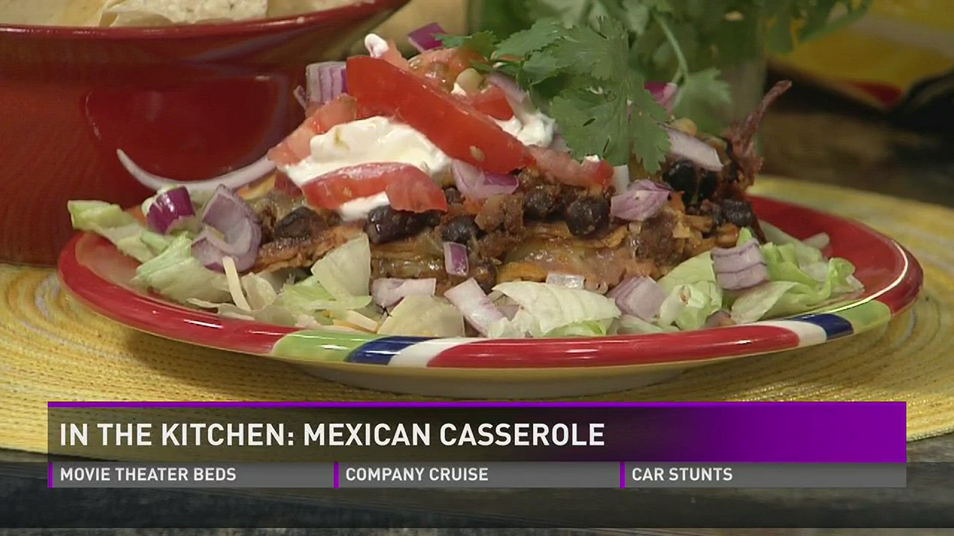 Kim Wilcox from It's All So Yummy Cafe joined 10News at Noon to show how to make Mexican casserole.