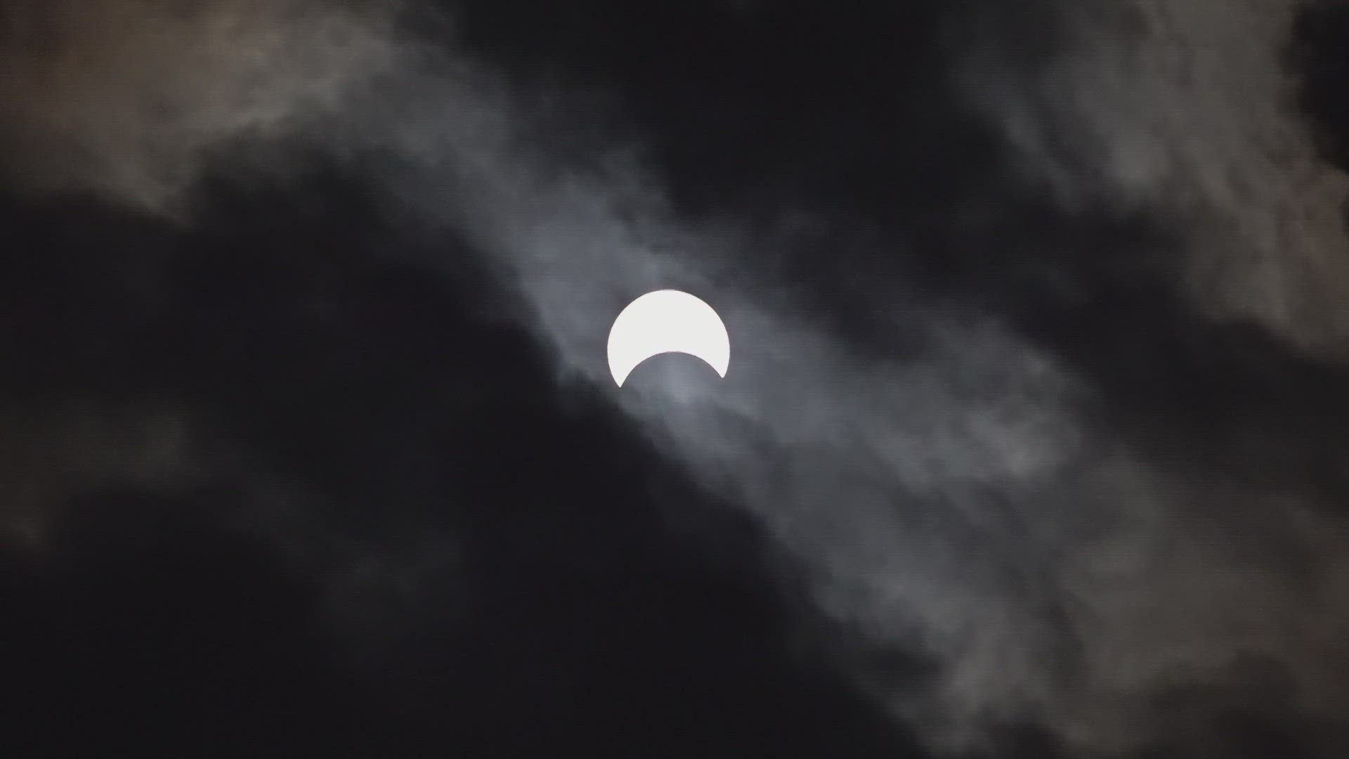 The annular solar eclipse happened Saturday afternoon and East Tennesseans were able to see nearly half of the sun covered by the moon.