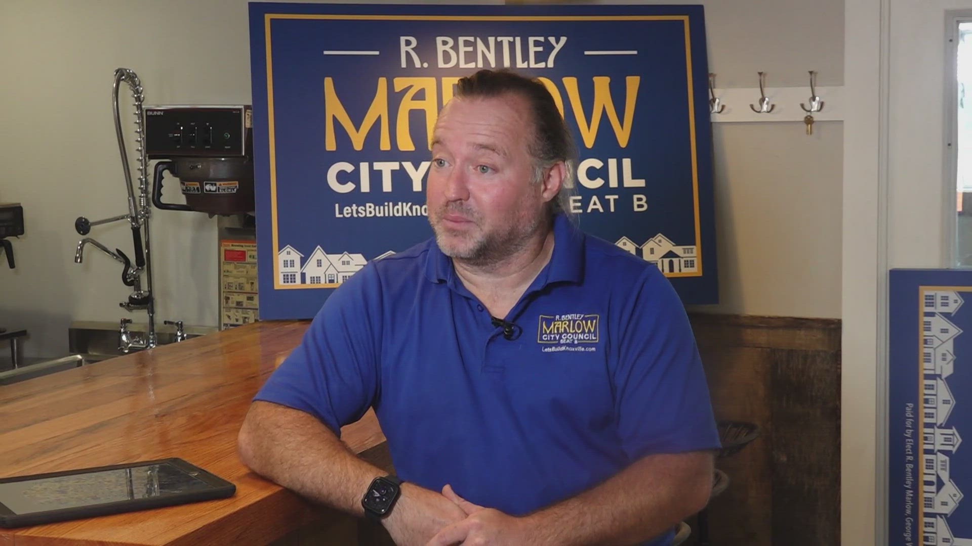 R. Bentley Marlow called the homeless "rabid animals" and said they should be "euthanized" on Facebook. He is running for Knoxville City Council.