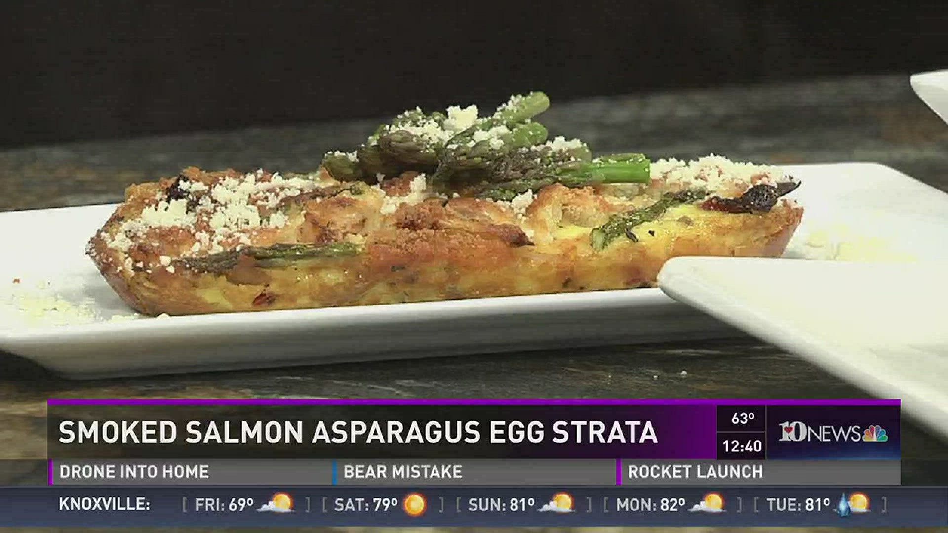 Chef Gary Nicely from Naples Italian shows us how to make smoked salmon asparagus egg strata.