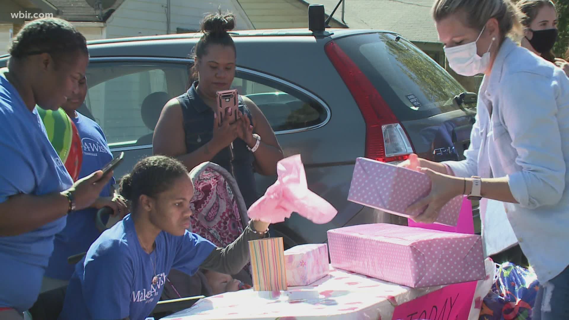 Make-A-Wish East Tennessee made one Knoxville teen's dream come true with a virtual shopping spree.