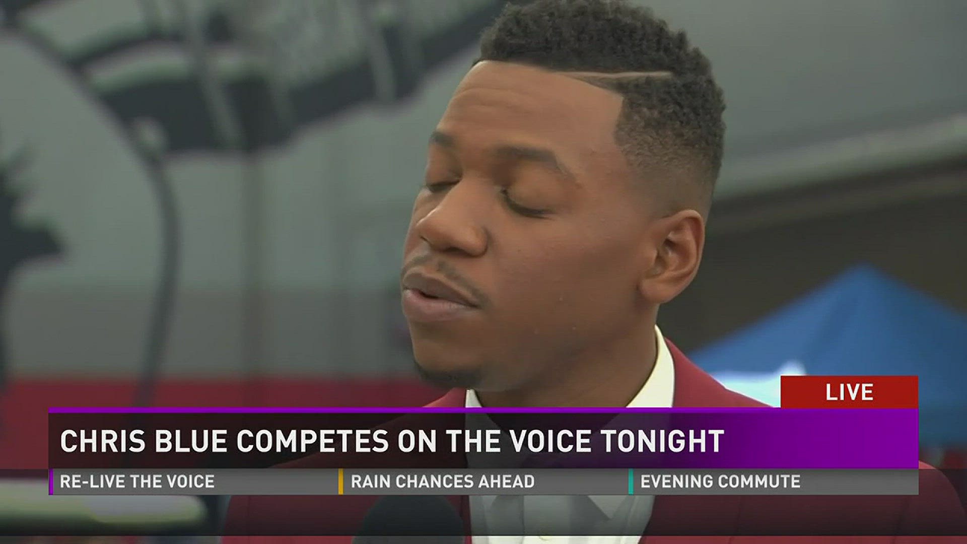Ahead of his Top 11 performance on The Voice, Knoxville's Chris Blue revealed how he and his coach wanted to pull out the emotion this week. (5/1/17)
