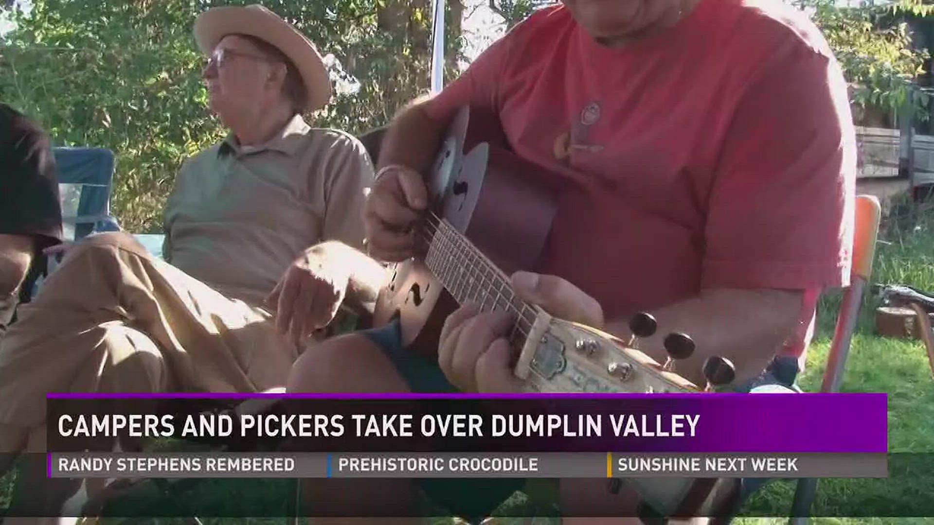 Sept. 15, 2017: The 18th annual Dumplin Valley Bluegrass Festival is underway in Sevier County.
