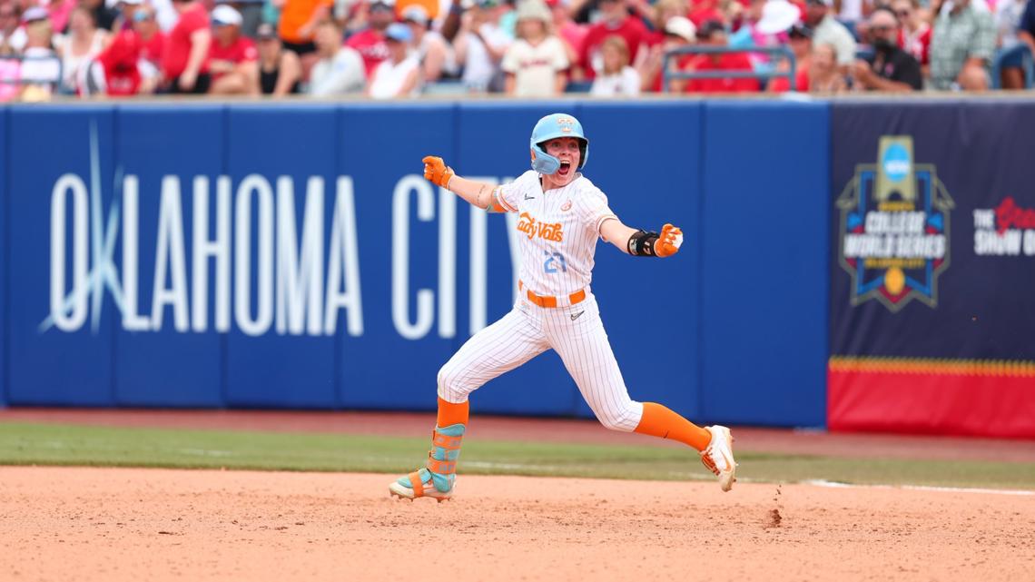 Lady Vols edge Texas Tech 2-1 with walk-off win to reach WCWS Semifinals