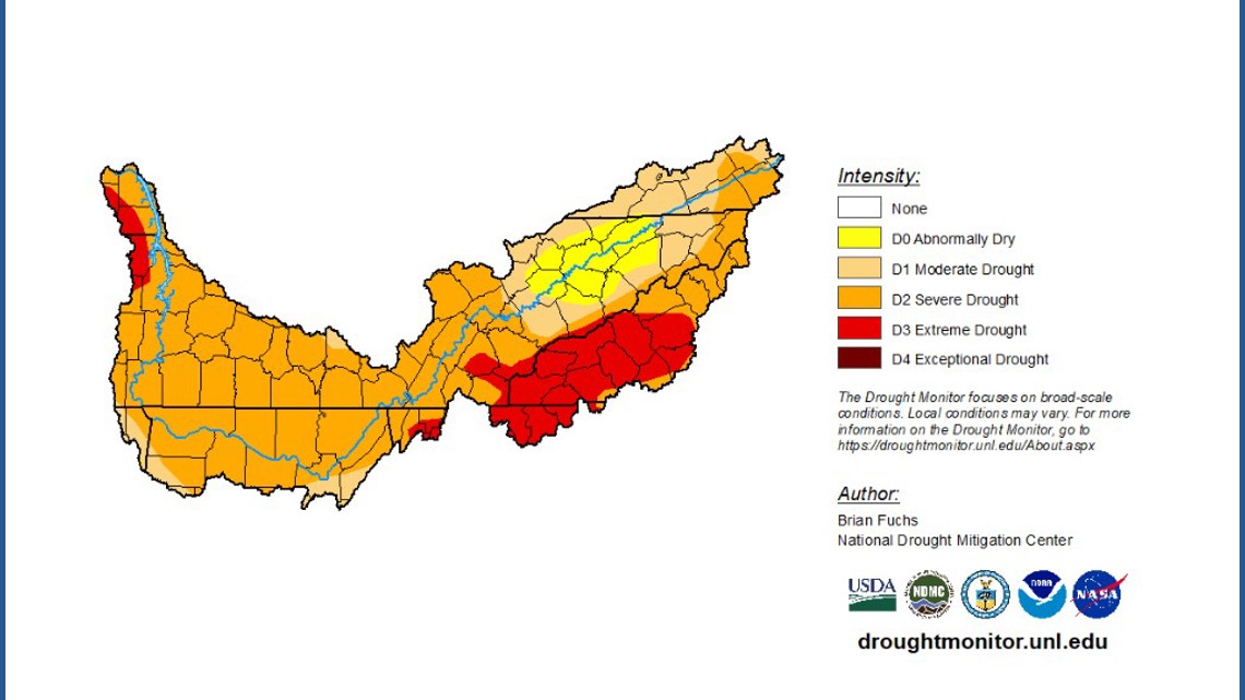Developing drought conditions across Tennessee could soon affect boaters