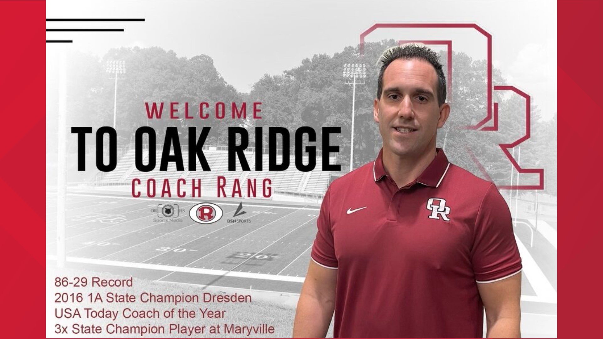 Oak Ridge hires Derek Rang as new football head coach | wbir.com