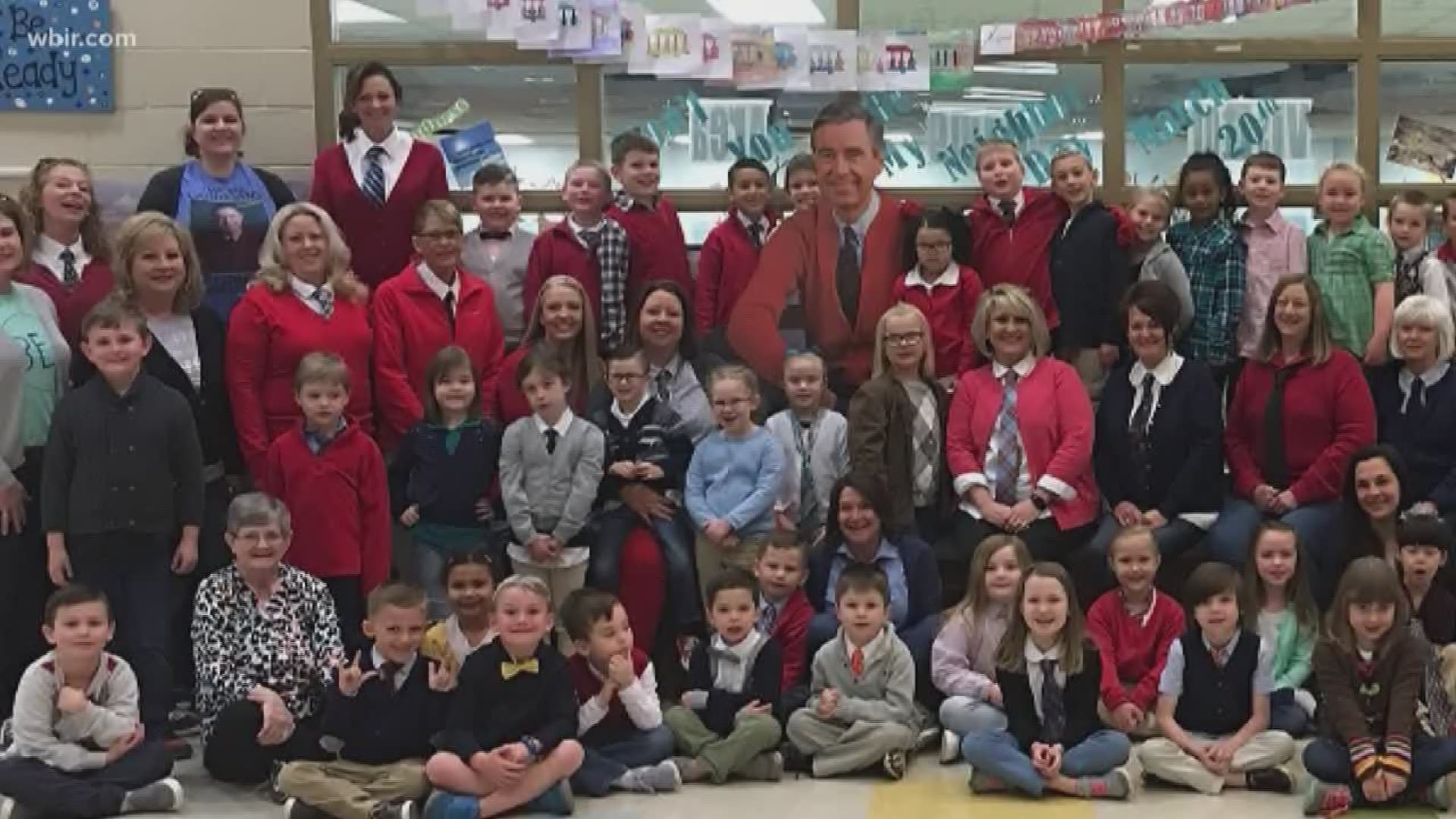 Thanks to the students and teachers at  Madisonville Primary School for sharing their picture of their 'Won't you be my neighbor' day' on March 20. Fred Rogers would have turned 91 this year. March 21, 2019-4pm.