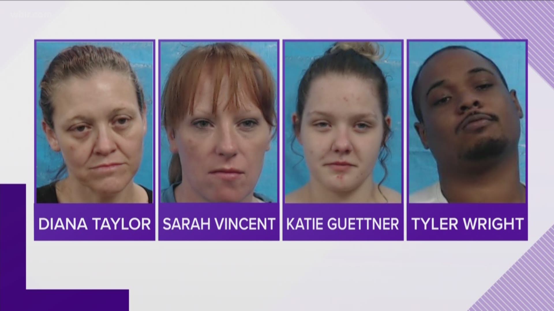 Harriman Police arrest four accused meth dealers after raid at Days Inn