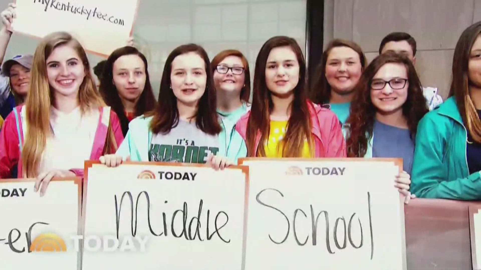 A few East Tennessee students got a shout-out this morning on the TODAY Show! They were there on their annual 8th grade trip.