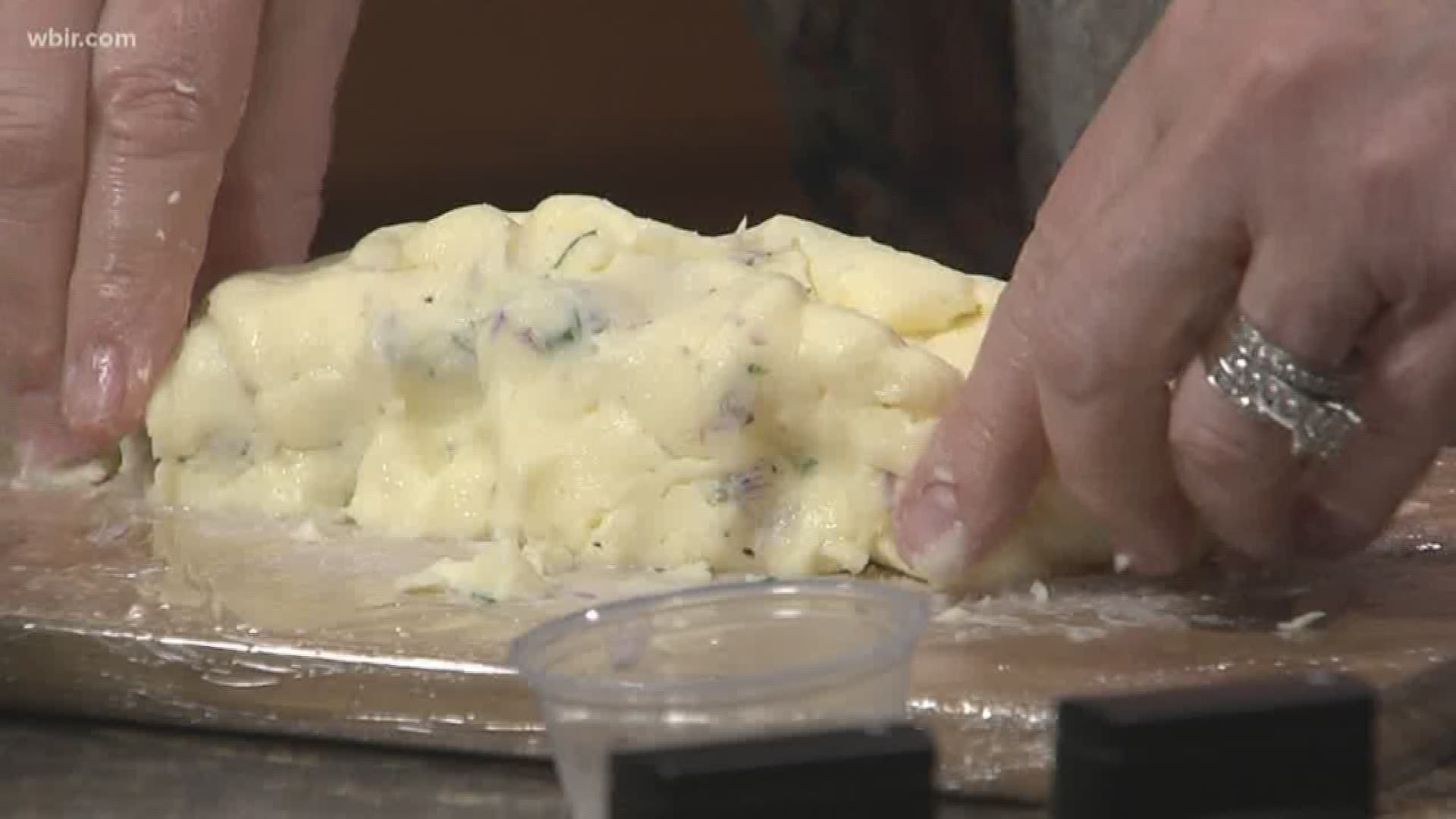 Kim Wilcox from It's all So Yummy Cafe whips up some delicious homemade butter (and it's not difficult at all to make!)