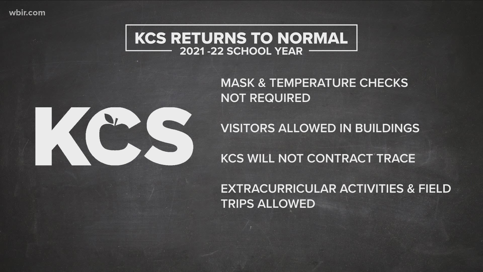 Knox County Superintendent Bob Thomas said the upcoming schools year will be more "normal."