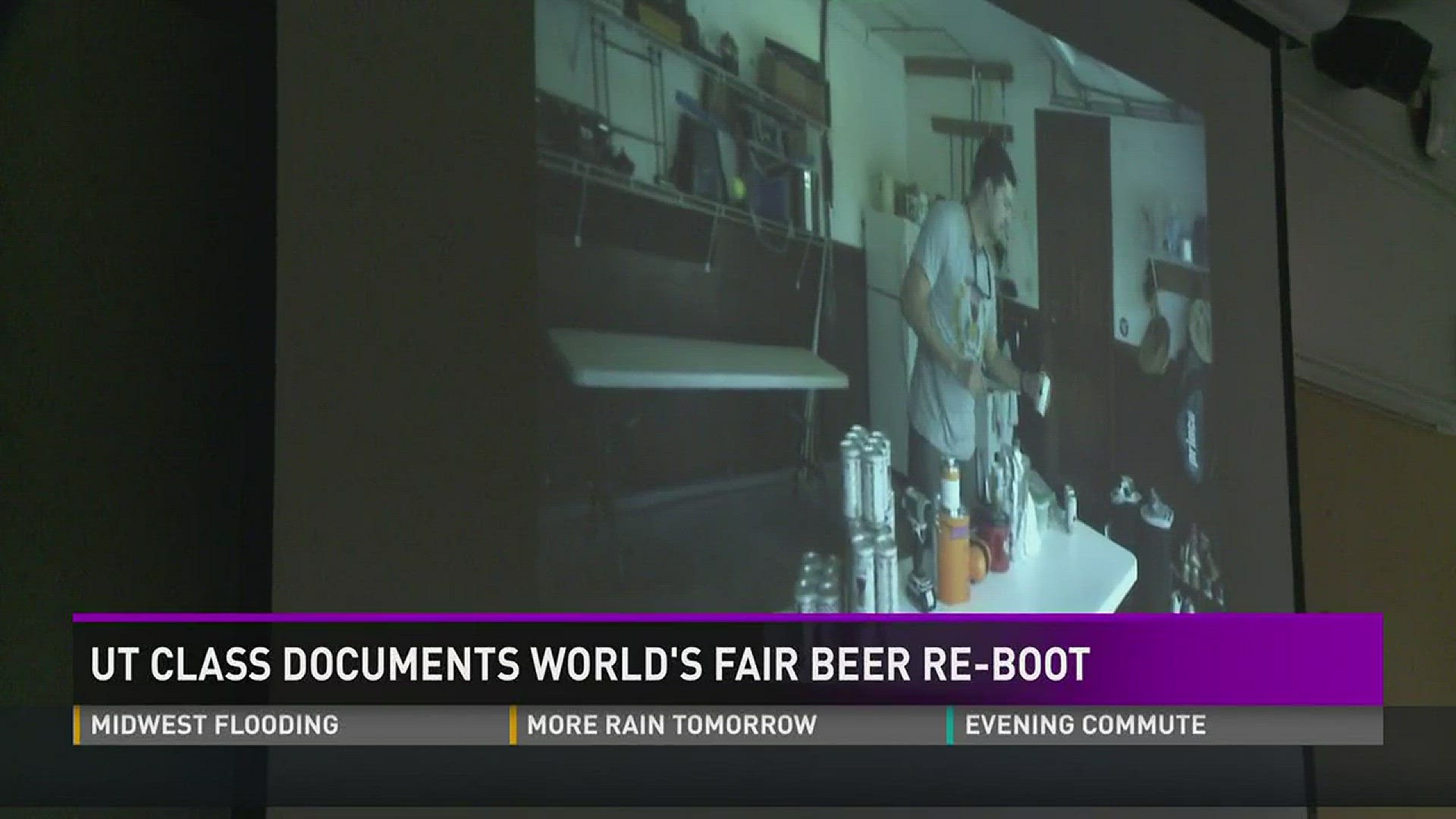 April 20, 2017: A UT class is documenting the return of World's Fair beer 35 years after the World's Fair came to Knoxville.
