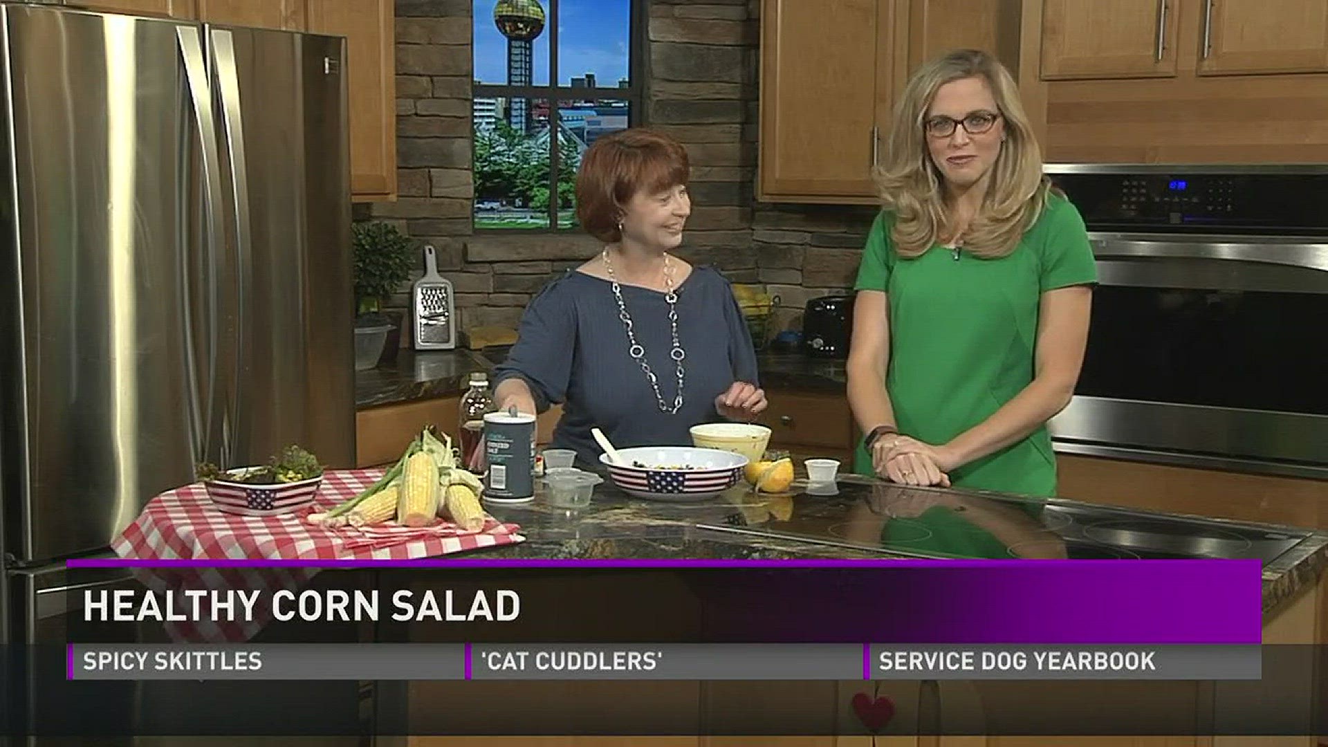 May 25, 2017: Mendy Cobb from UT Medical Center makes a corn salad packed with health benefits.