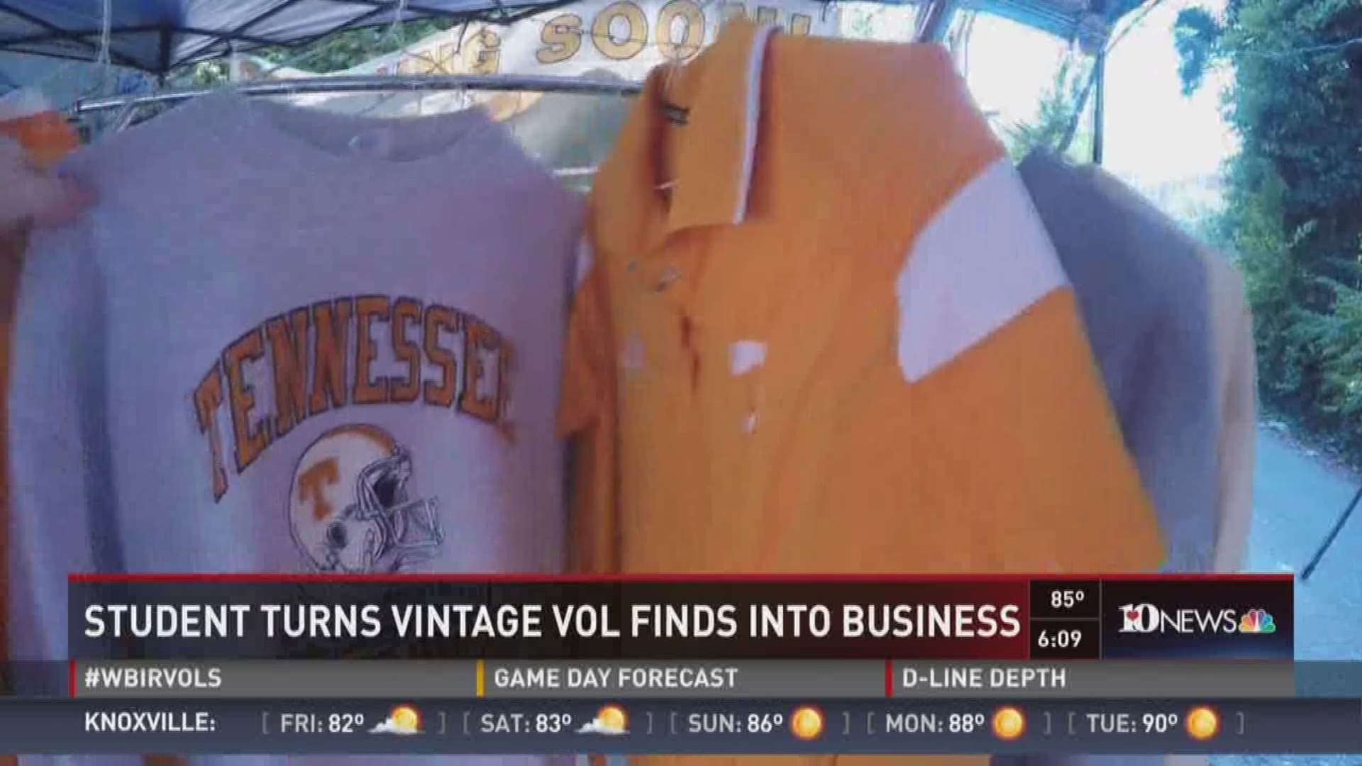 UT students have created a business out of their dorm room by selling vintage Vol clothes on Instagram.