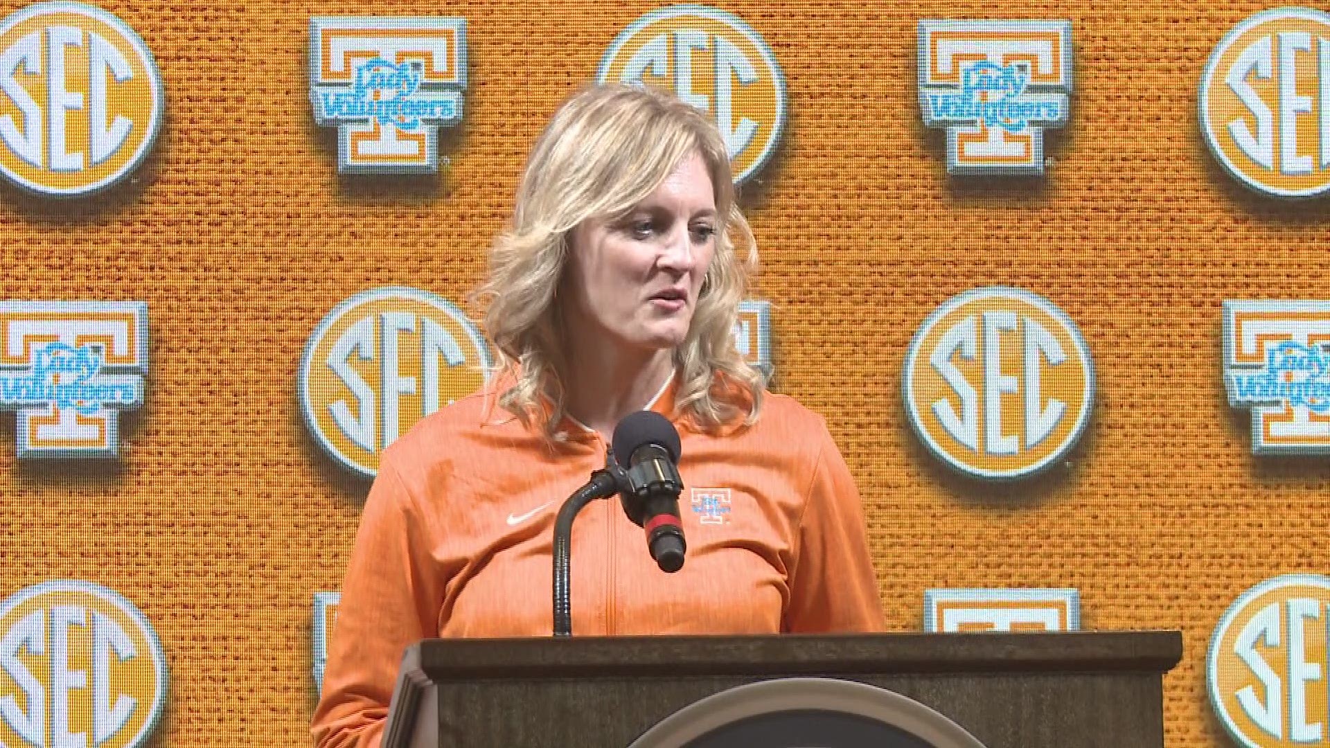 Head coach Kellie Harper spoke to the media about taking over the program that she used to play for and what she expects from her players this season.