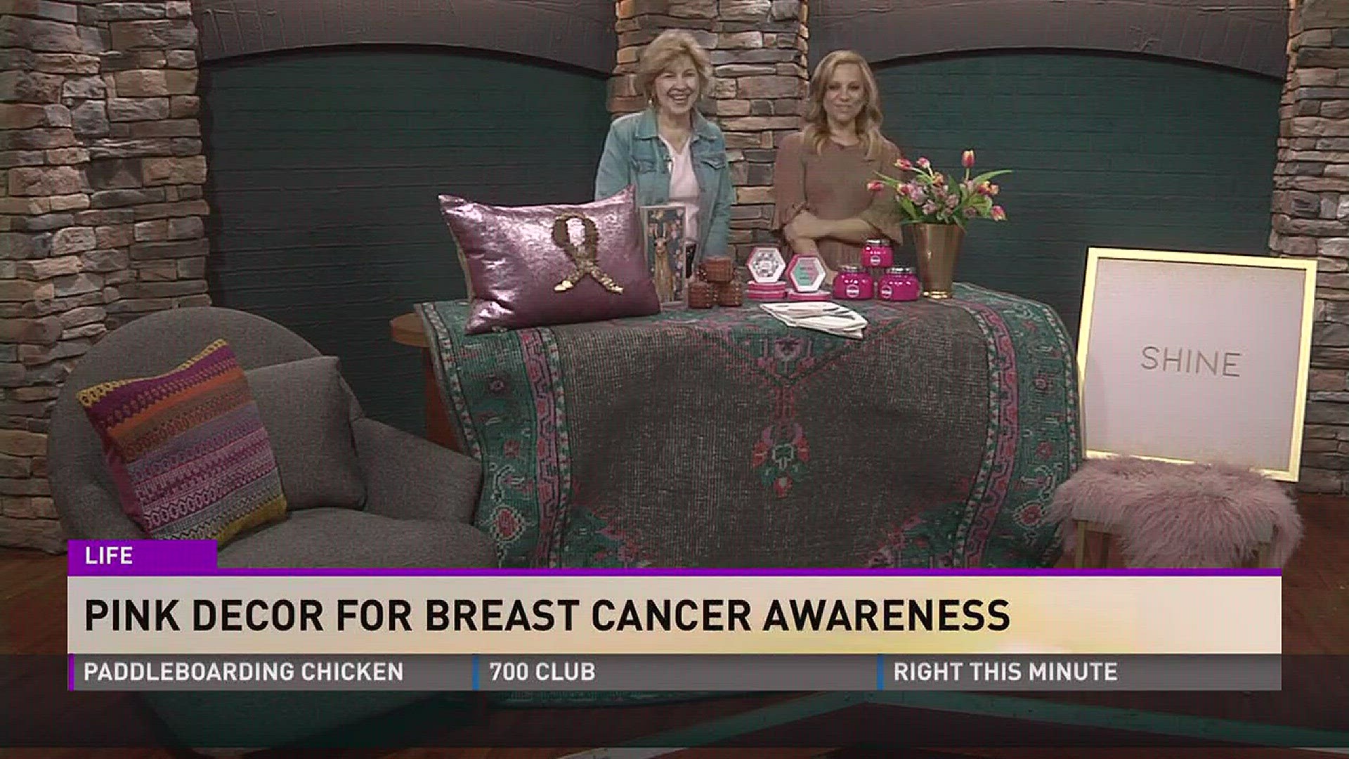 Pink Decor For Breast Cancer Awareness