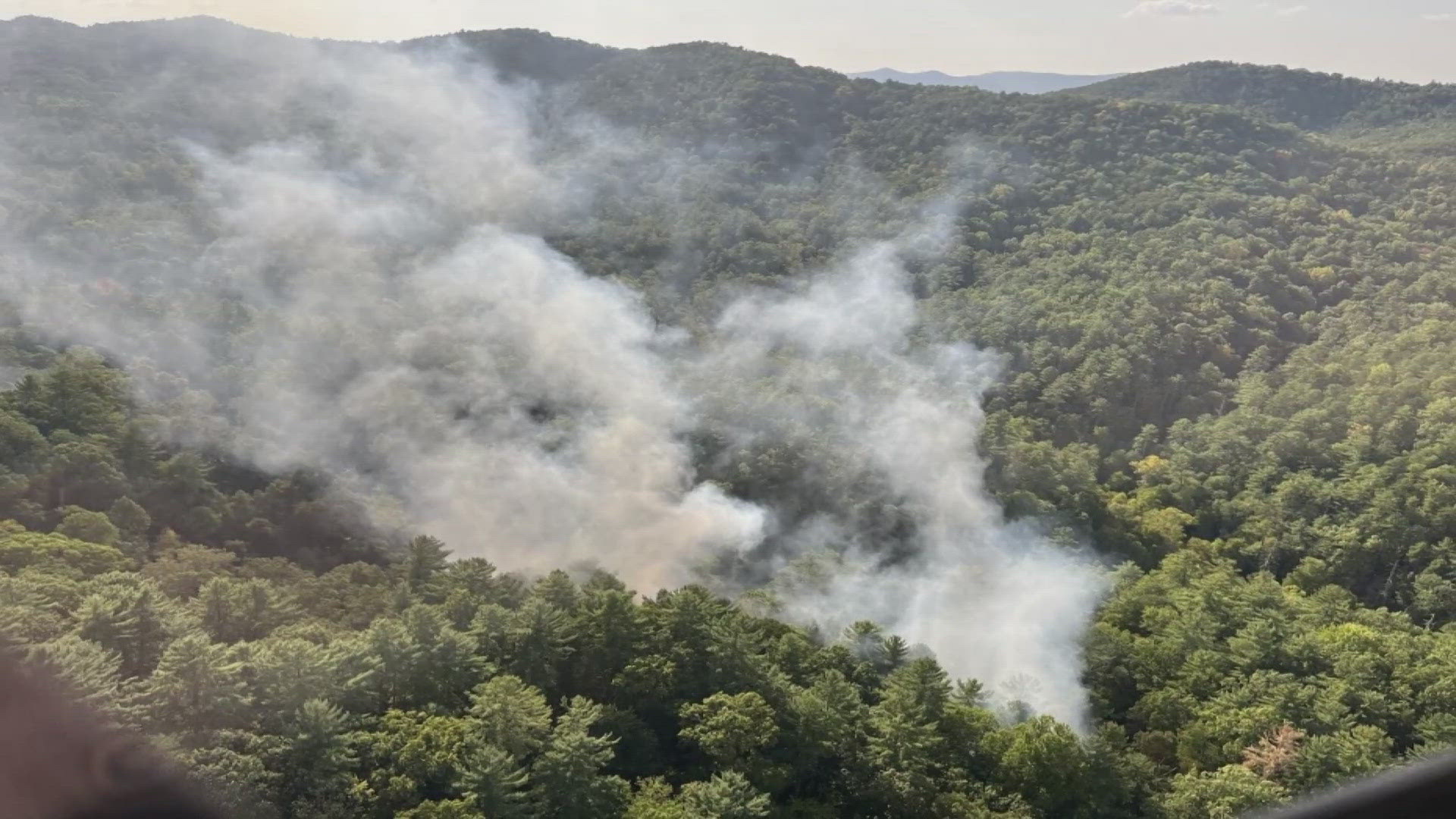 The fire was initially caused by lightning on Aug. 26, according to the National Park Service.